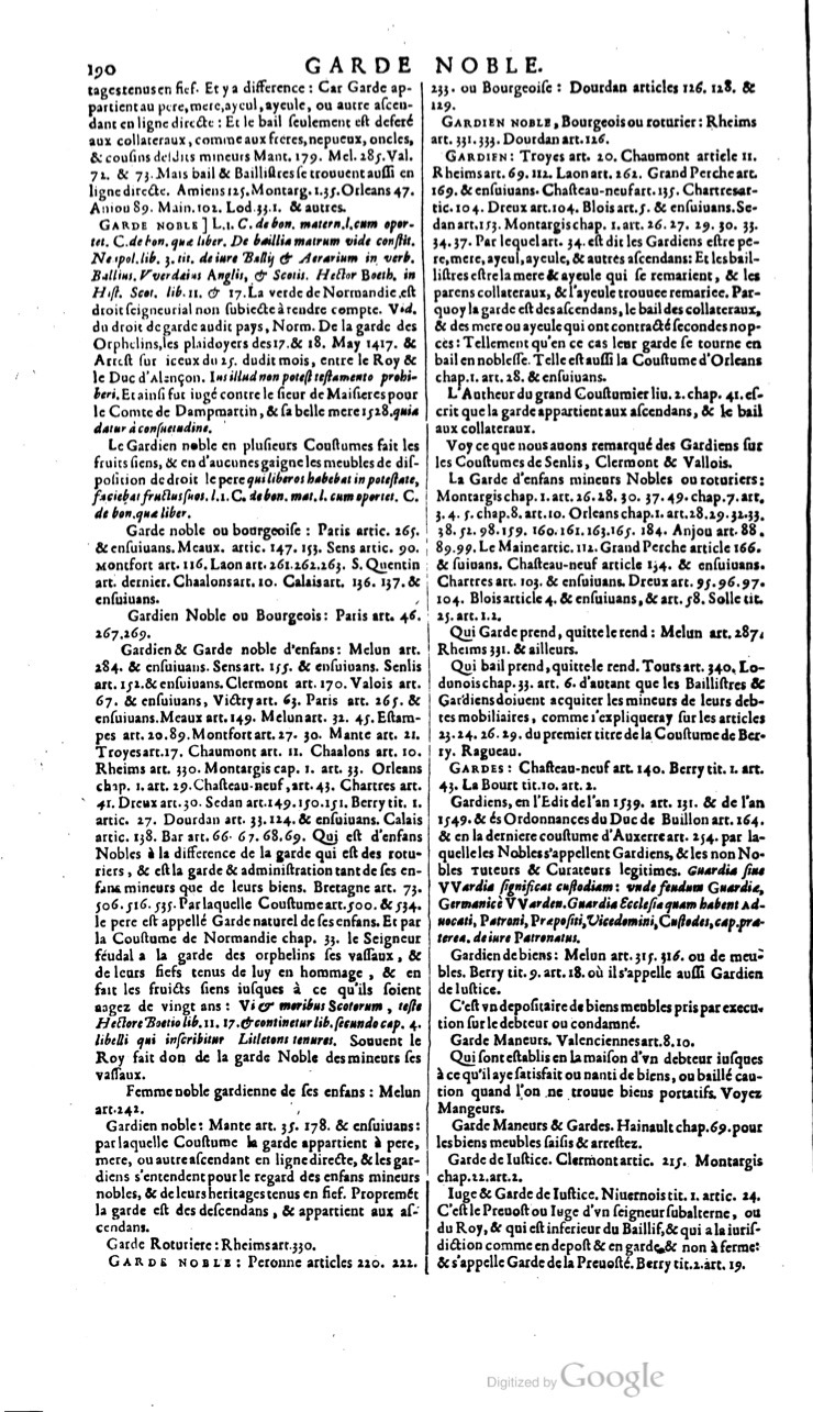 1629 - Veuve Nicolas Buon - Trésor du droit français (21754 T. 2) - BM Lyon