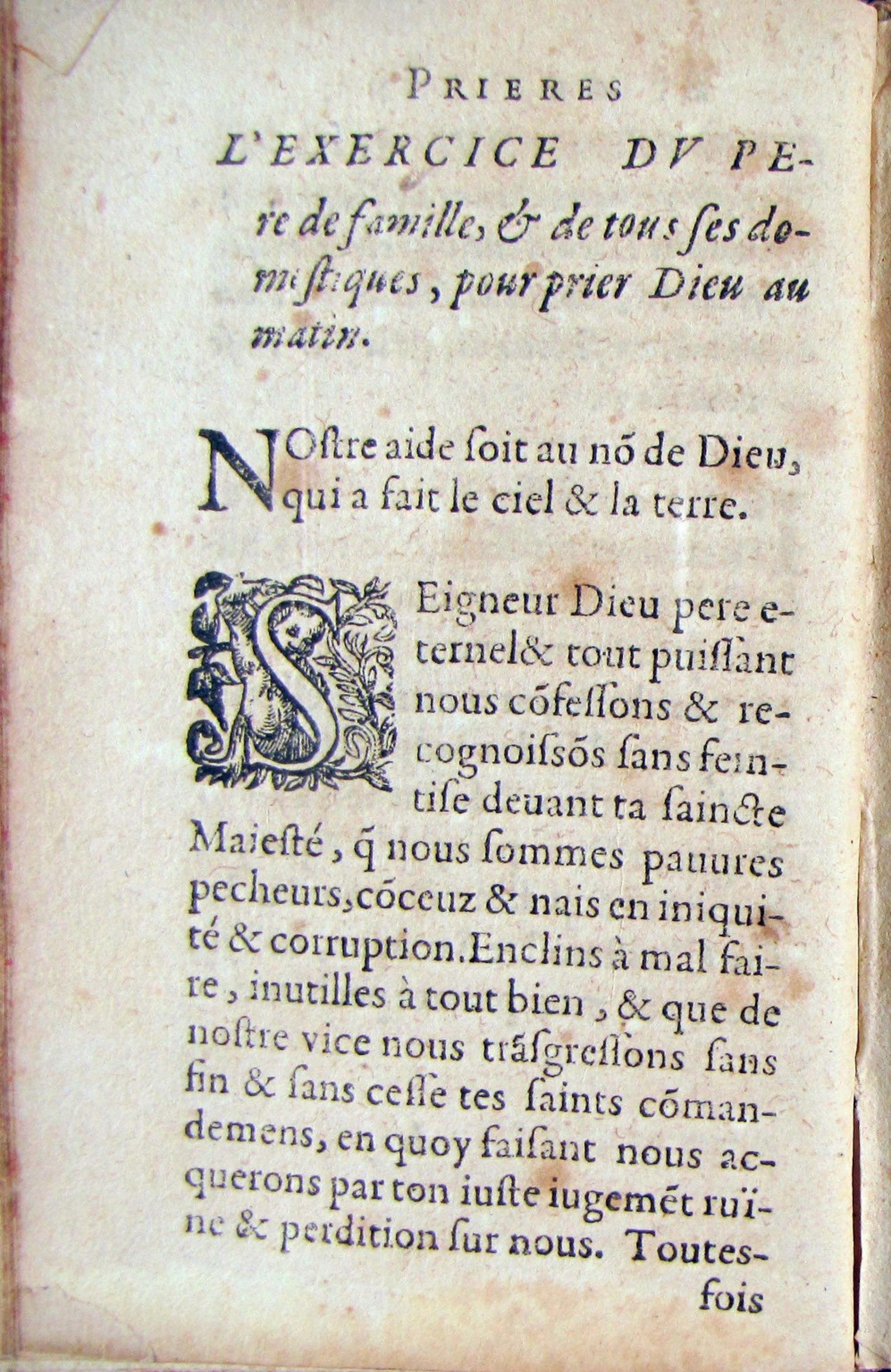 1572 - Antoine Certia - Trésor des prières, oraisons et instructions chrétiennes - Nîmes 1572 - Antoine Certia - Trésor des prières, oraisons et instructions chrétiennes - Nîmes