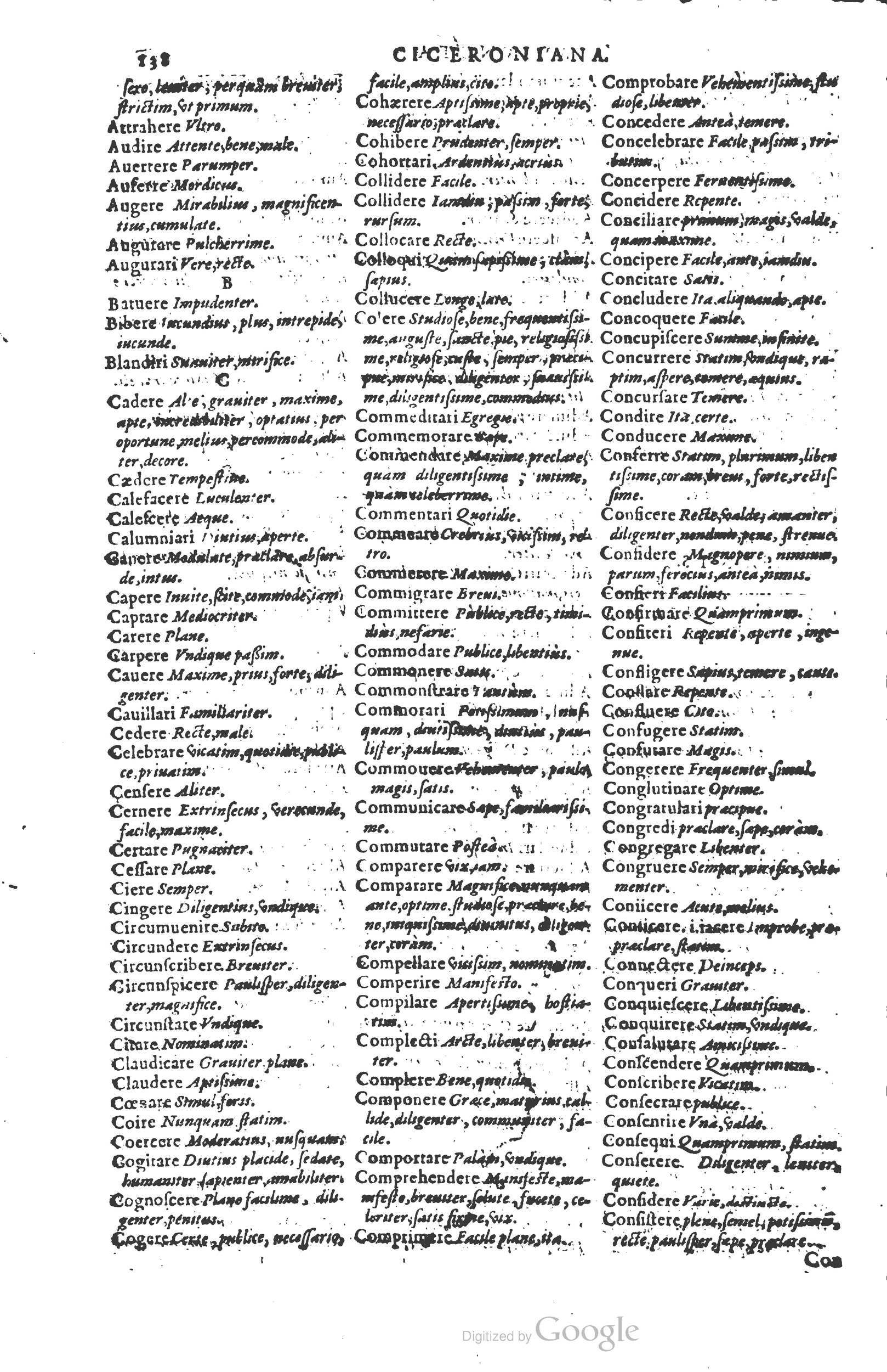 1578 - Louis Cloquemin - Trésor des mots et traits français - BSB Munich