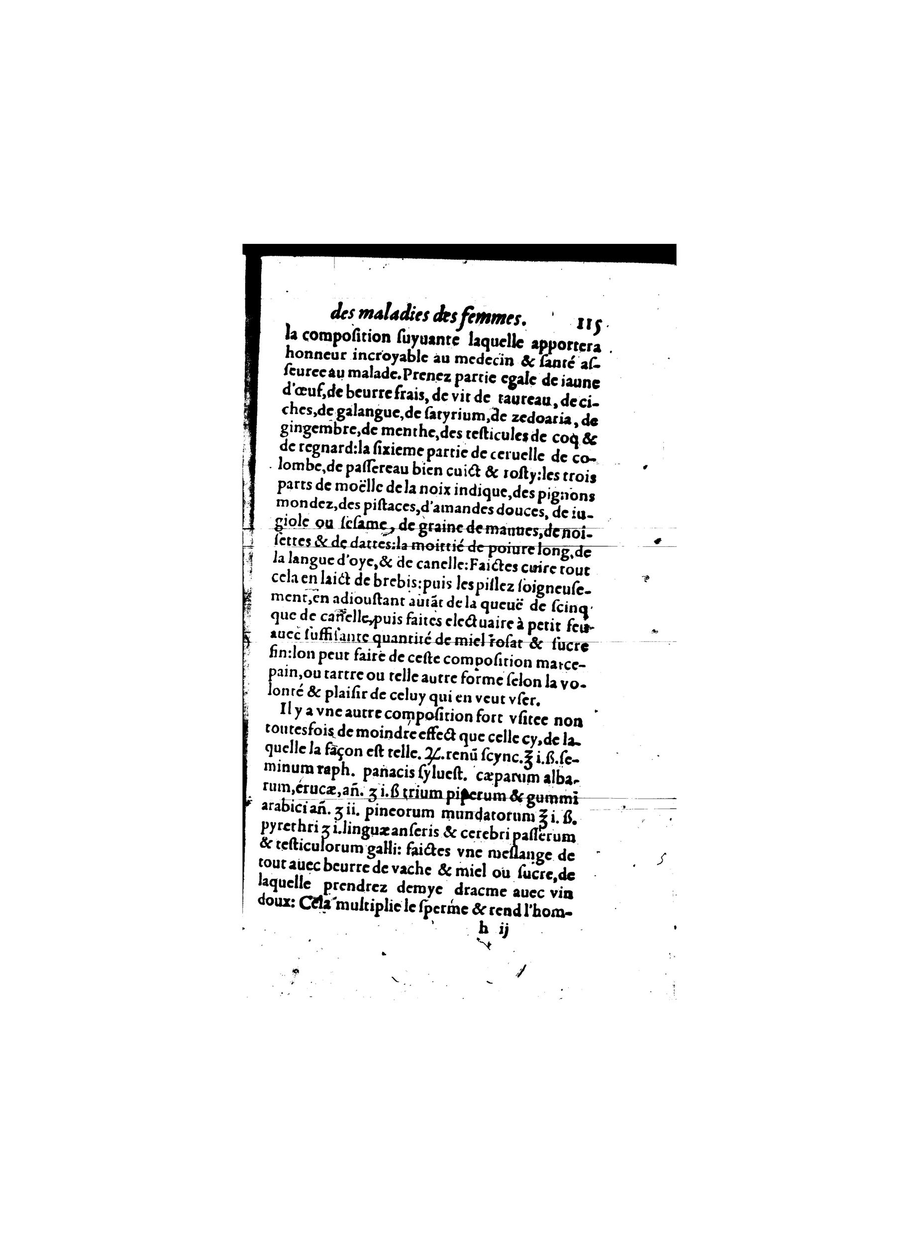 1587 - Jacques du Puis - Trésor des remèdes secrets pour les maladies des femmes - BnF
