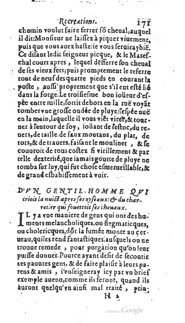 1611 - Jean Osmont - Trésor des récréations - BSB Munich