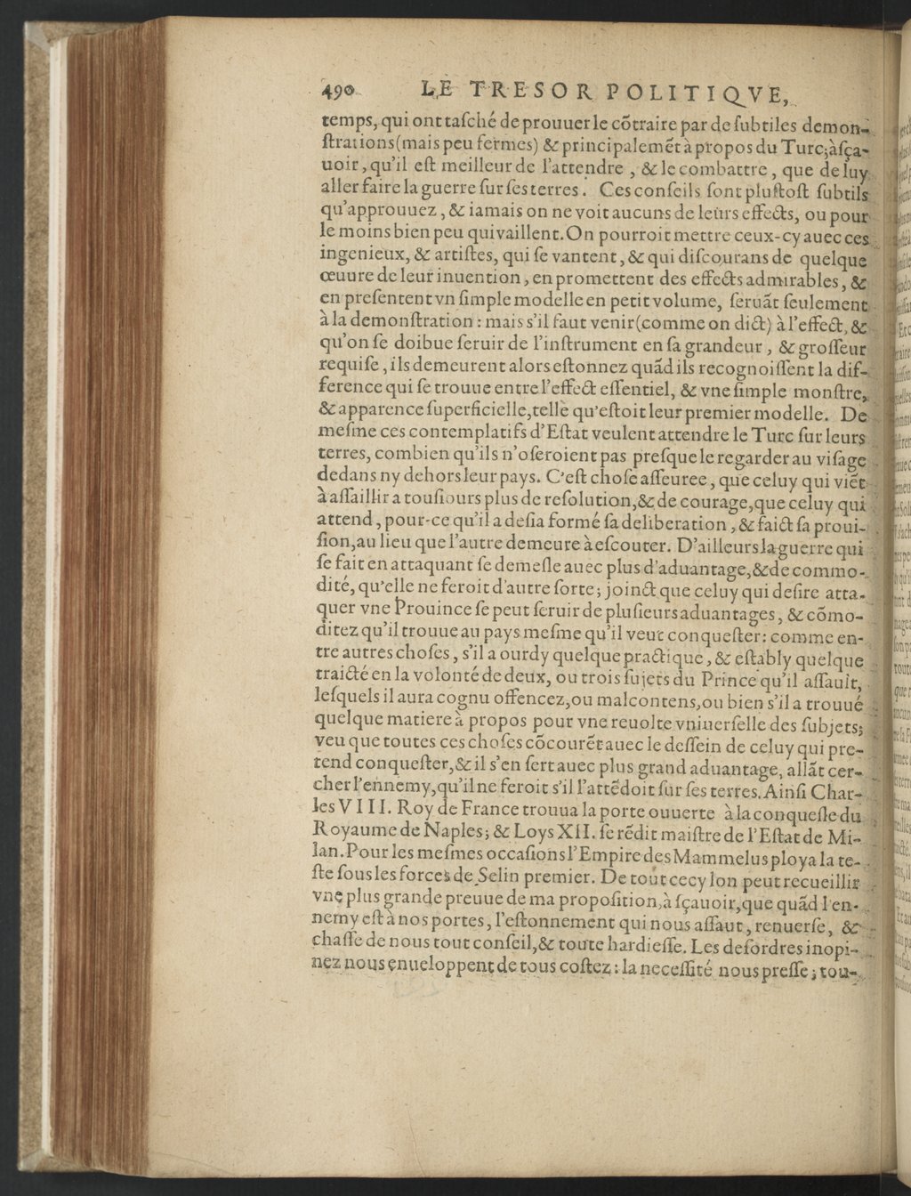 1608 - Nicolas Du Fossé - Trésor politique - BnF Tolbiac