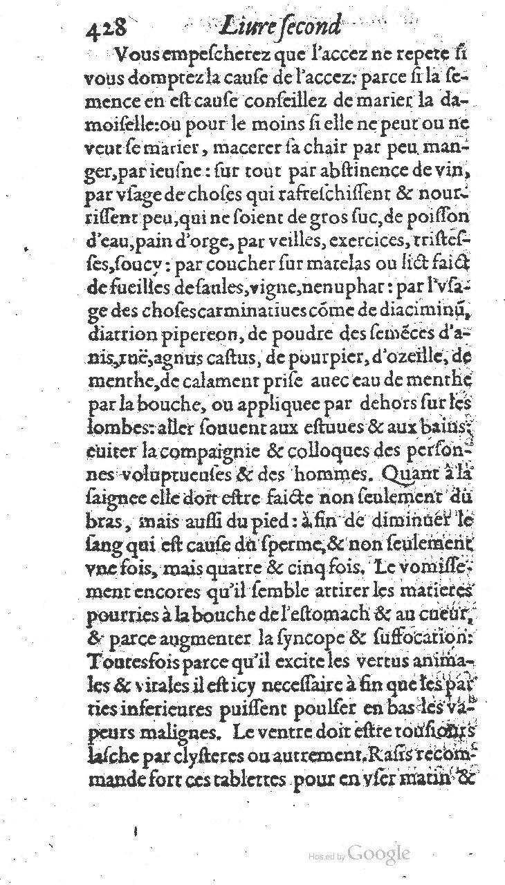 1585 - Jacques du Puis - Trésor des remèdes secrets pour les maladies des femmes - BnF