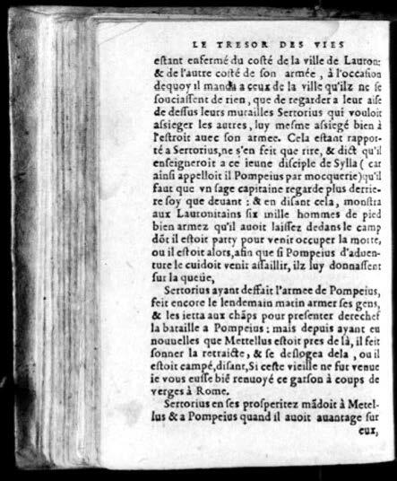 1574 - Benoît Rigaud - Trésor des vies de Plutarque - Avignon