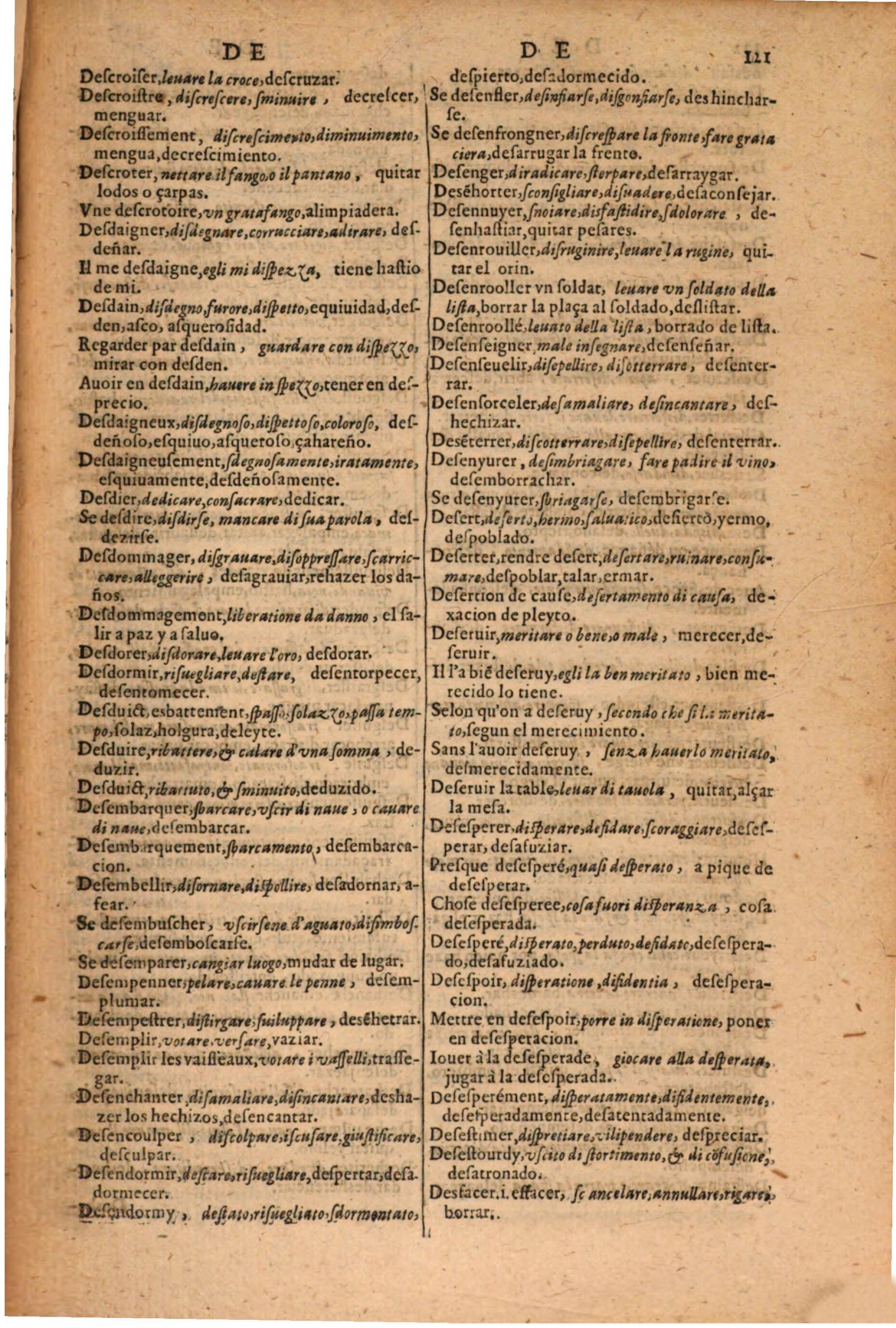 1616 - Pierre de la Rovière - Trésor des trois langues (Seconde partie) - BSB Munich