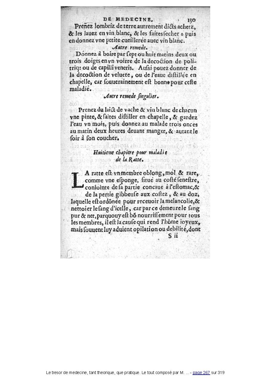 1560 - Pierre et Jan Moine - Trésor de médecine - Université Paris Cité