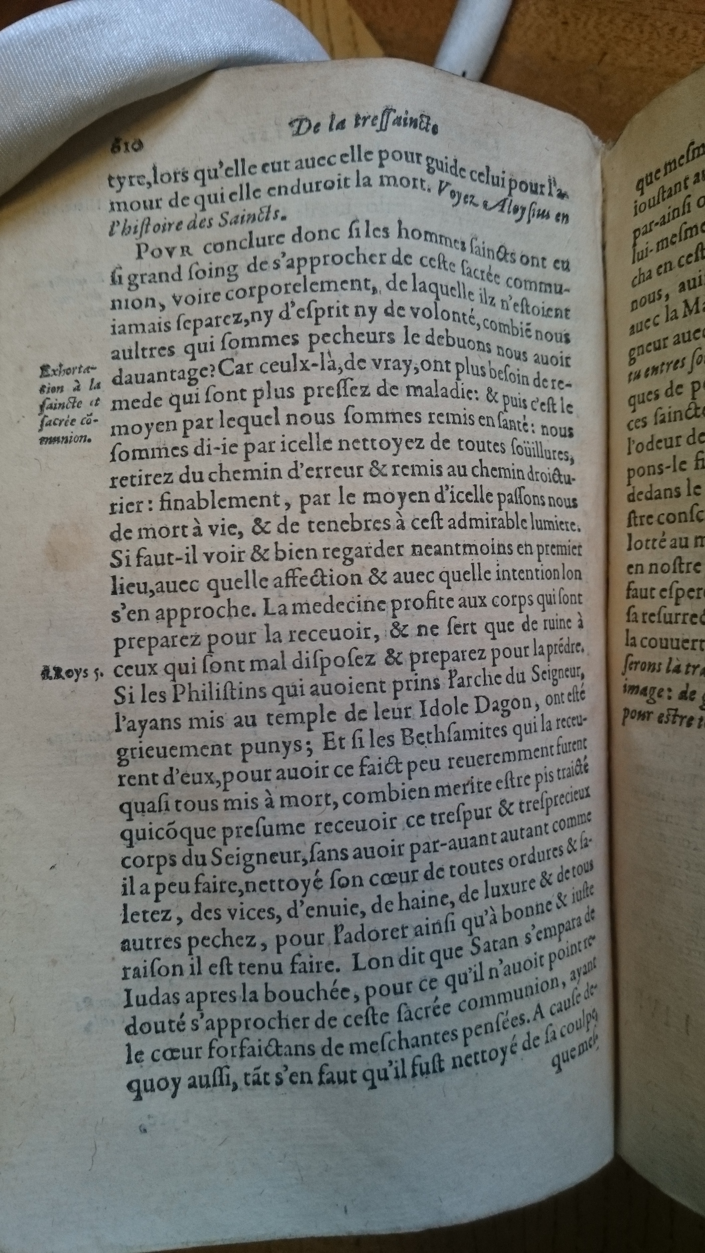 1585 - Jean Bogard - Trésor des faits et dits mémorables des hommes saints et illustres - Douai Quincy
