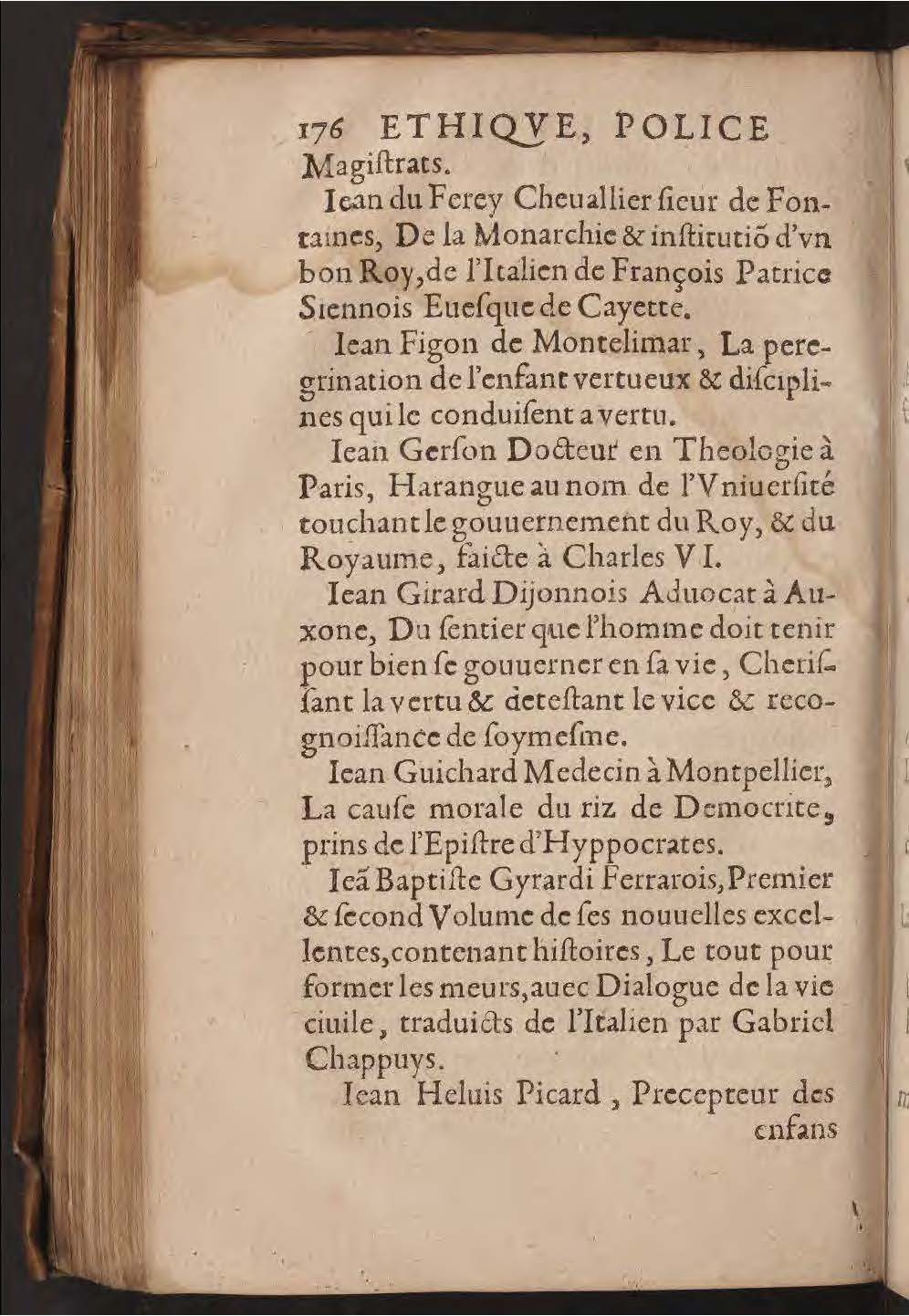 1602 - François Jacquin - Trésor des bons esprits français - BnF Arsenal