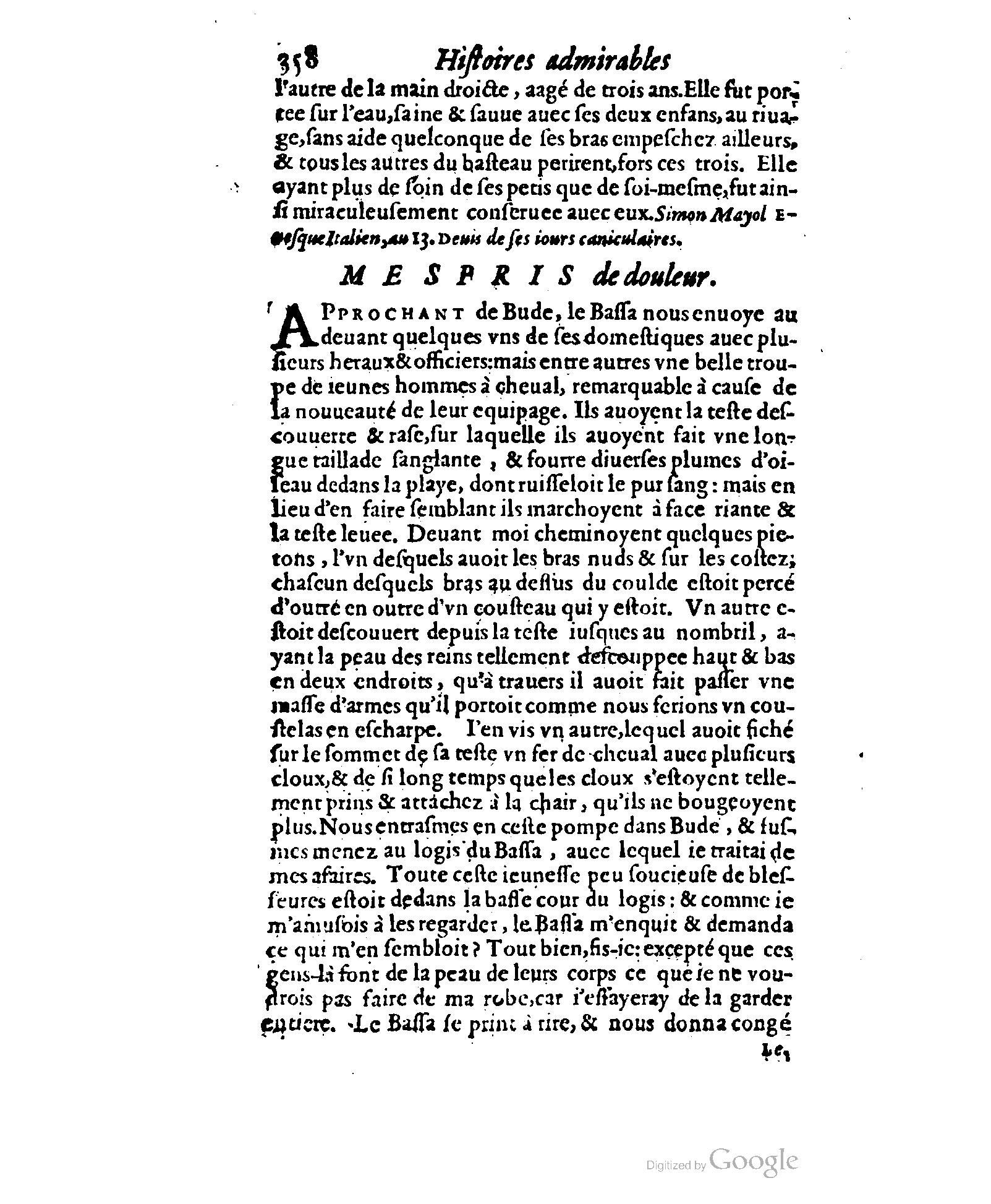 1620 - Samuel Crespin - Trésor d’histoires admirables et mémorables - BCU Lausanne