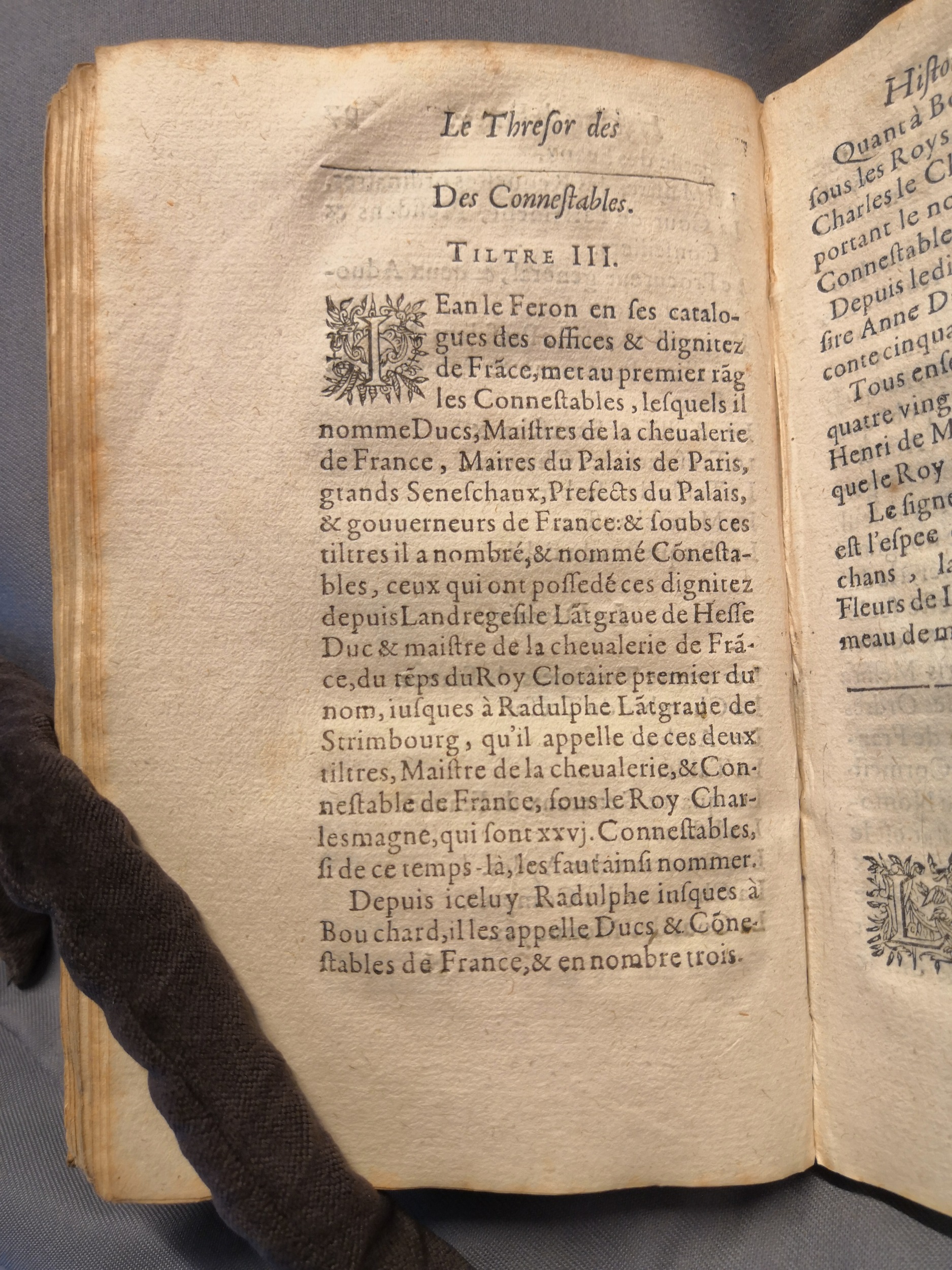 1614 - Jean Corrozet - Trésor des histoires de France - Amsterdam