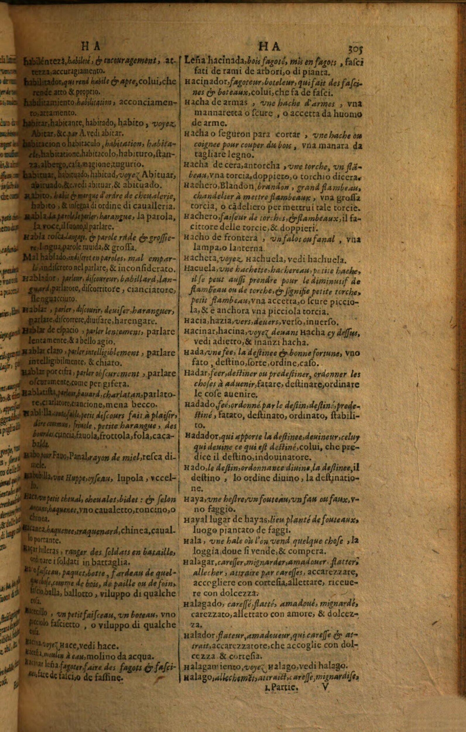 1617 - Samuel Crespin - Trésor des trois langues espagnole, française et italienne (Première partie) - Regensburg