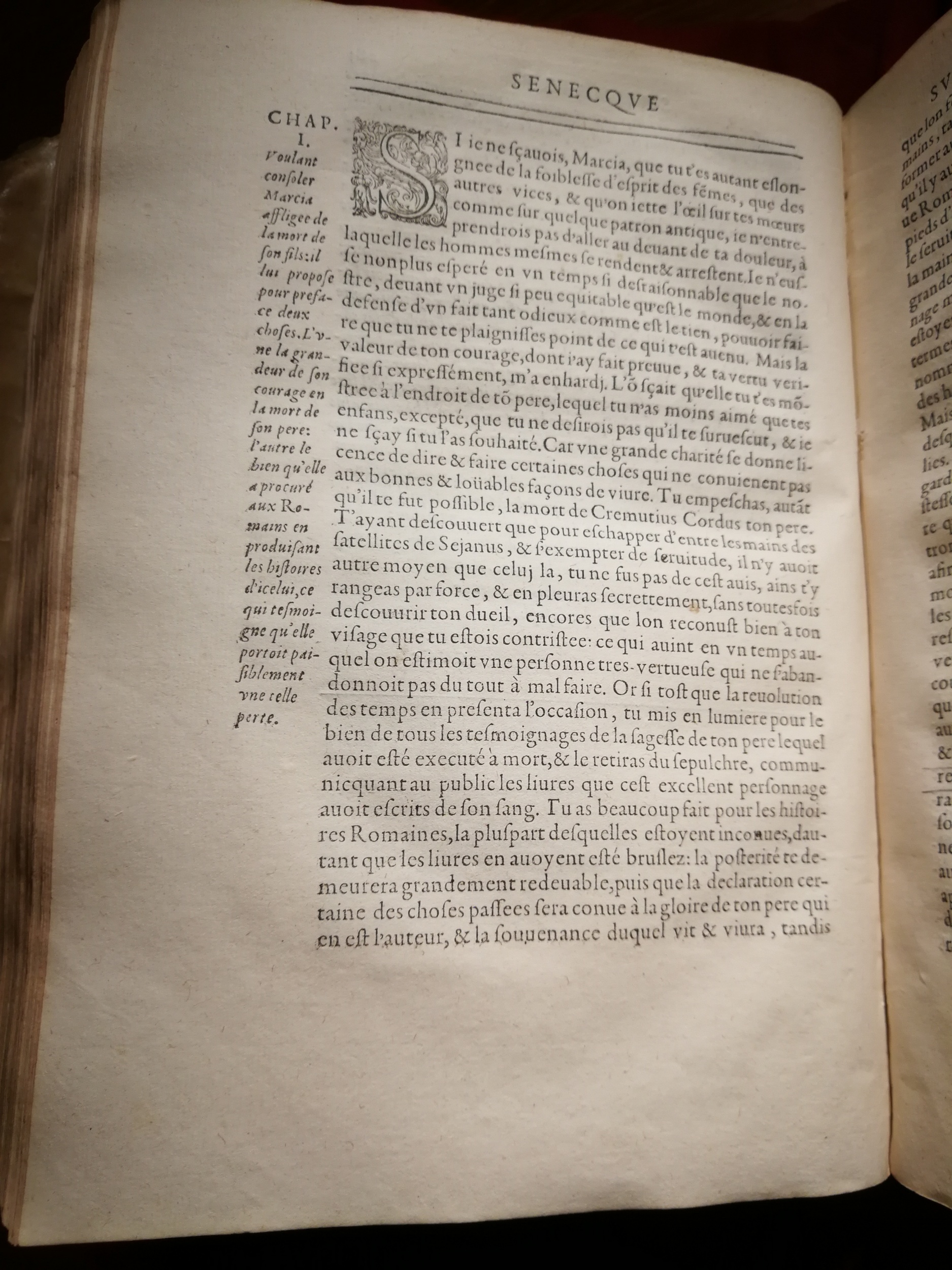 1595 - Jean Houzé - Œuvres morales et mêlées de Sénèque, Trésor de philosophie morale - T. 1 - BnF 1595 - Jean Houzé - Œuvres morales et mêlées de Sénèque, Trésor de philosophie morale - T. 1 - BnF