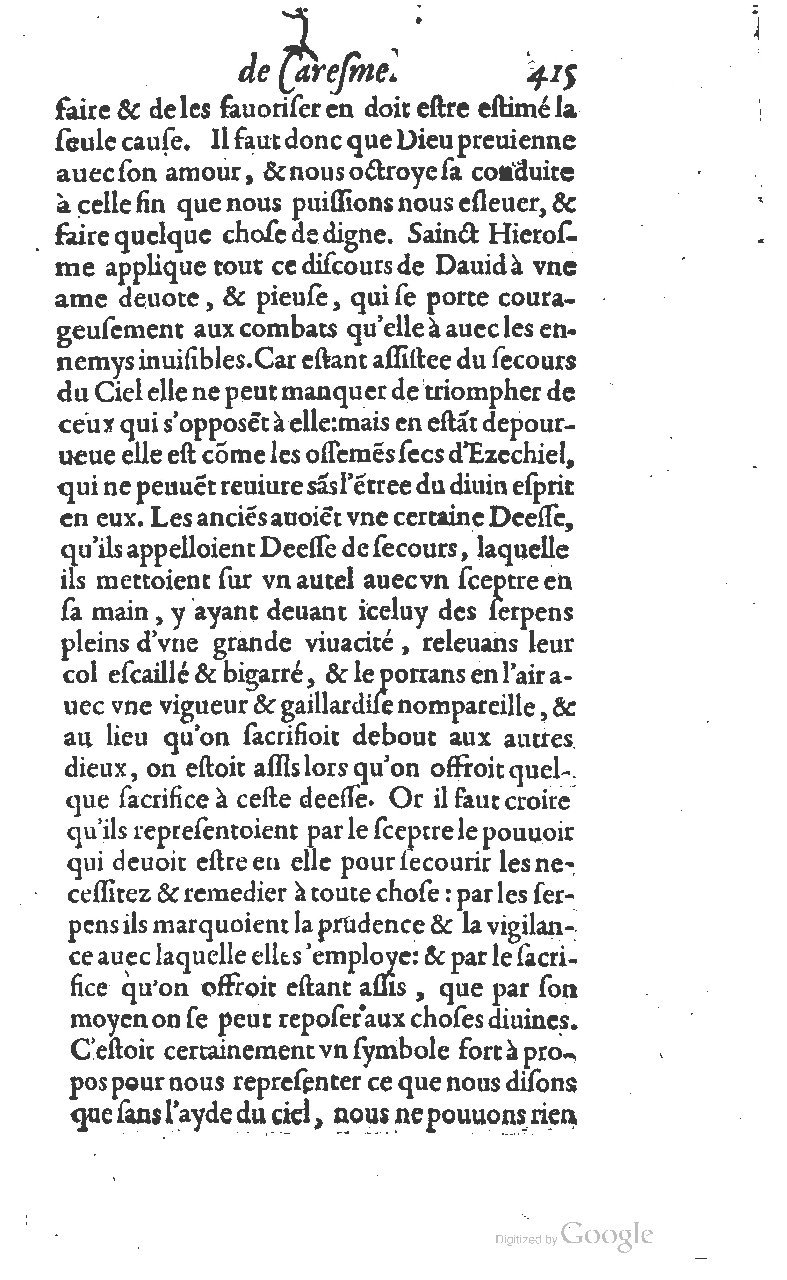 1607 - Nicolas Du Fossé - Trésor quadragésimal - T 01 - BM Lyon