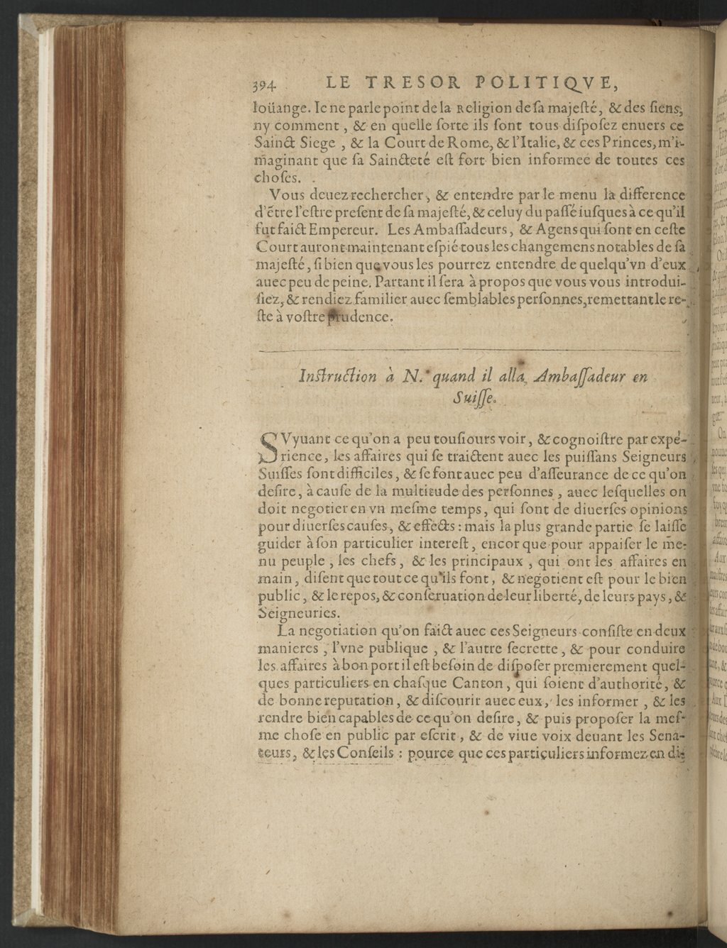 1608 - Nicolas Du Fossé - Trésor politique - BnF Tolbiac