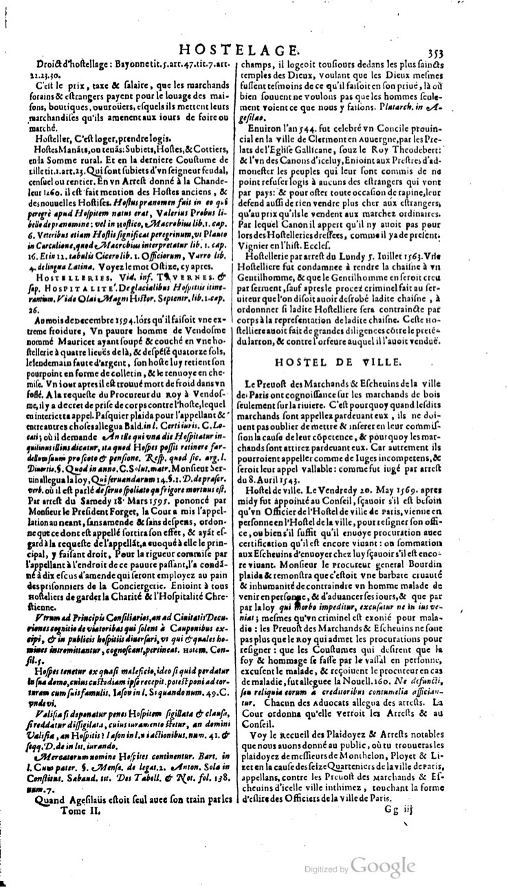 1629 - Veuve Nicolas Buon - Trésor du droit français (21754 T. 2) - BM Lyon