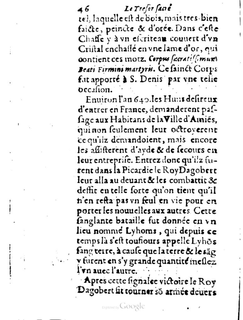 1636 - Jean Billaine - Trésor sacré ou inventaire des saintes reliques - British Library