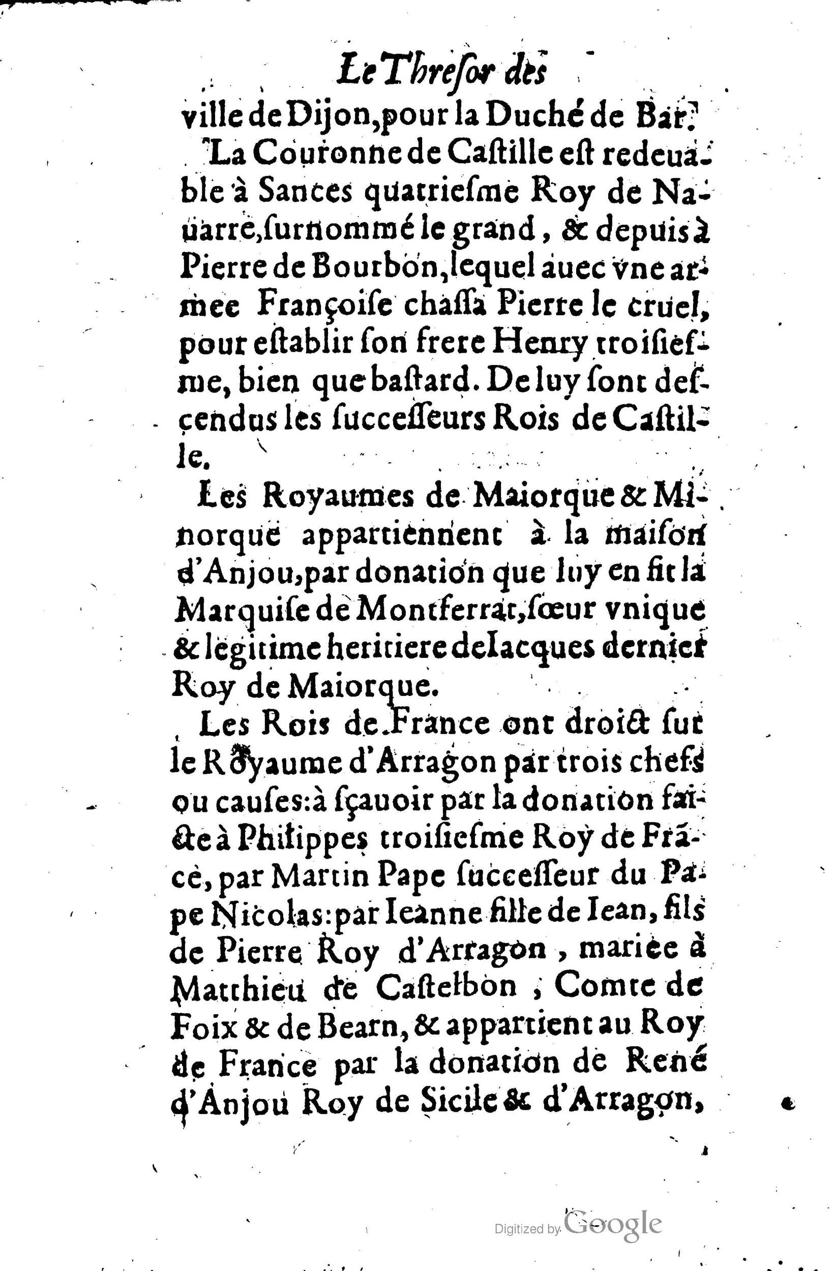 1619 - Jean Corrozet - Trésor des histoires de France - BSB Munich