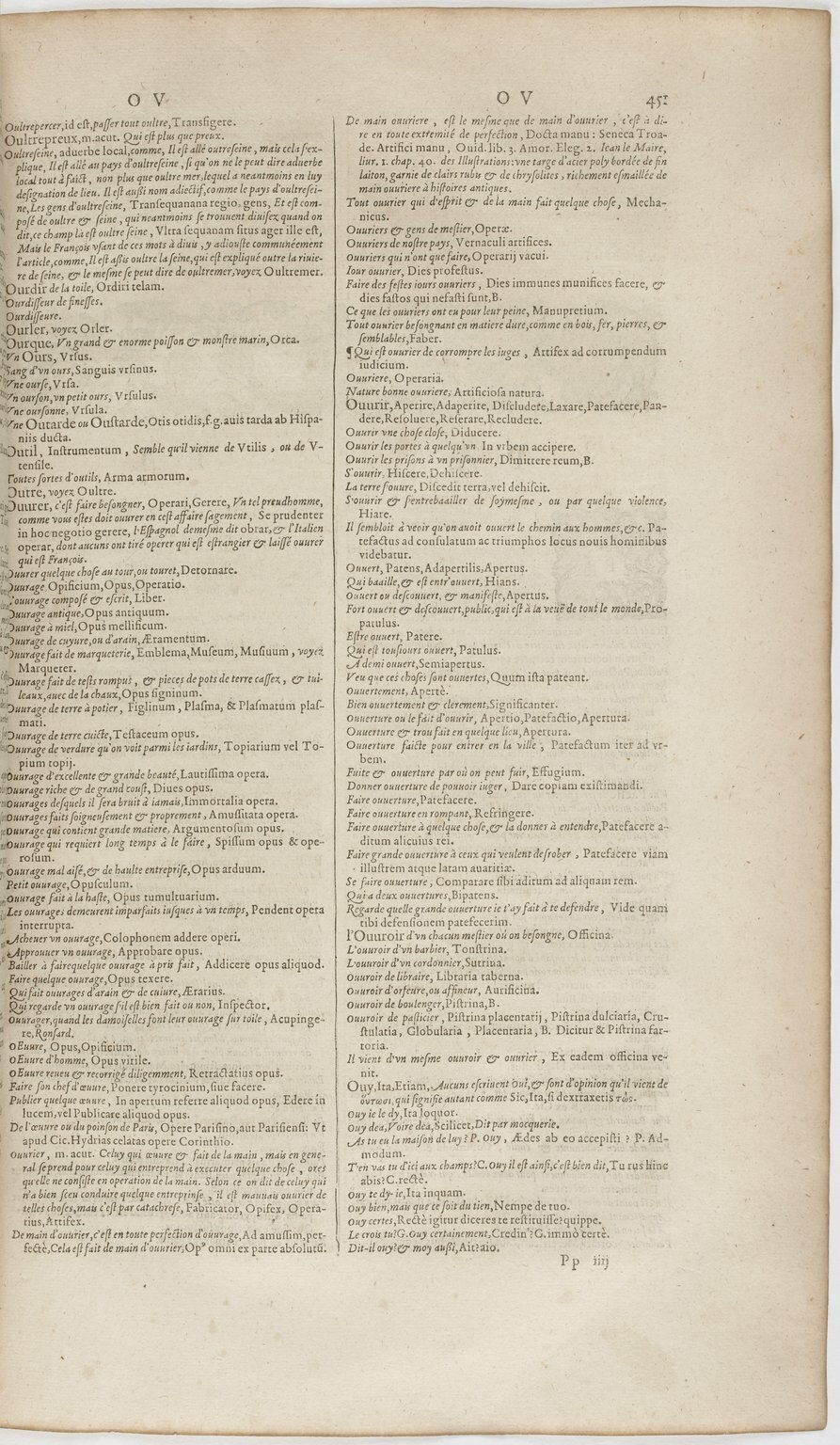 1606 - David Douceur - Trésor de la langue française - BnF