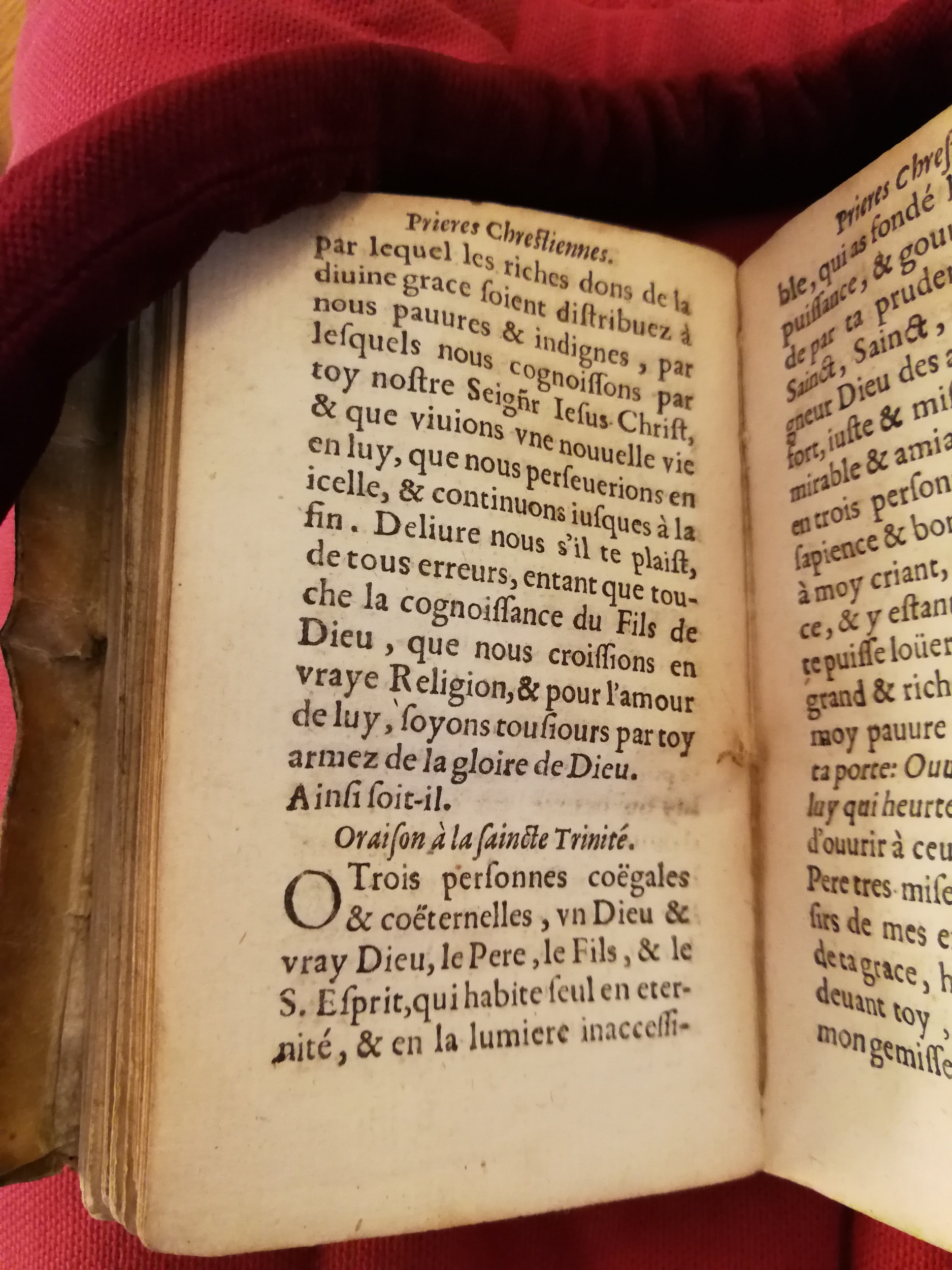 1598 - Barthélemy Macé - Trésor des prières, oraisons et instructions chrétiennes - Bibliothèque Sainte-Geneviève