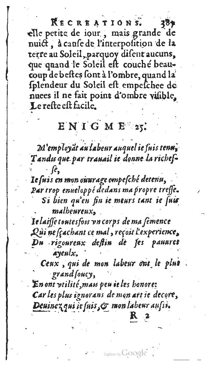 1627 - Jean Delamare - Trésor des récréations - BSB Munich