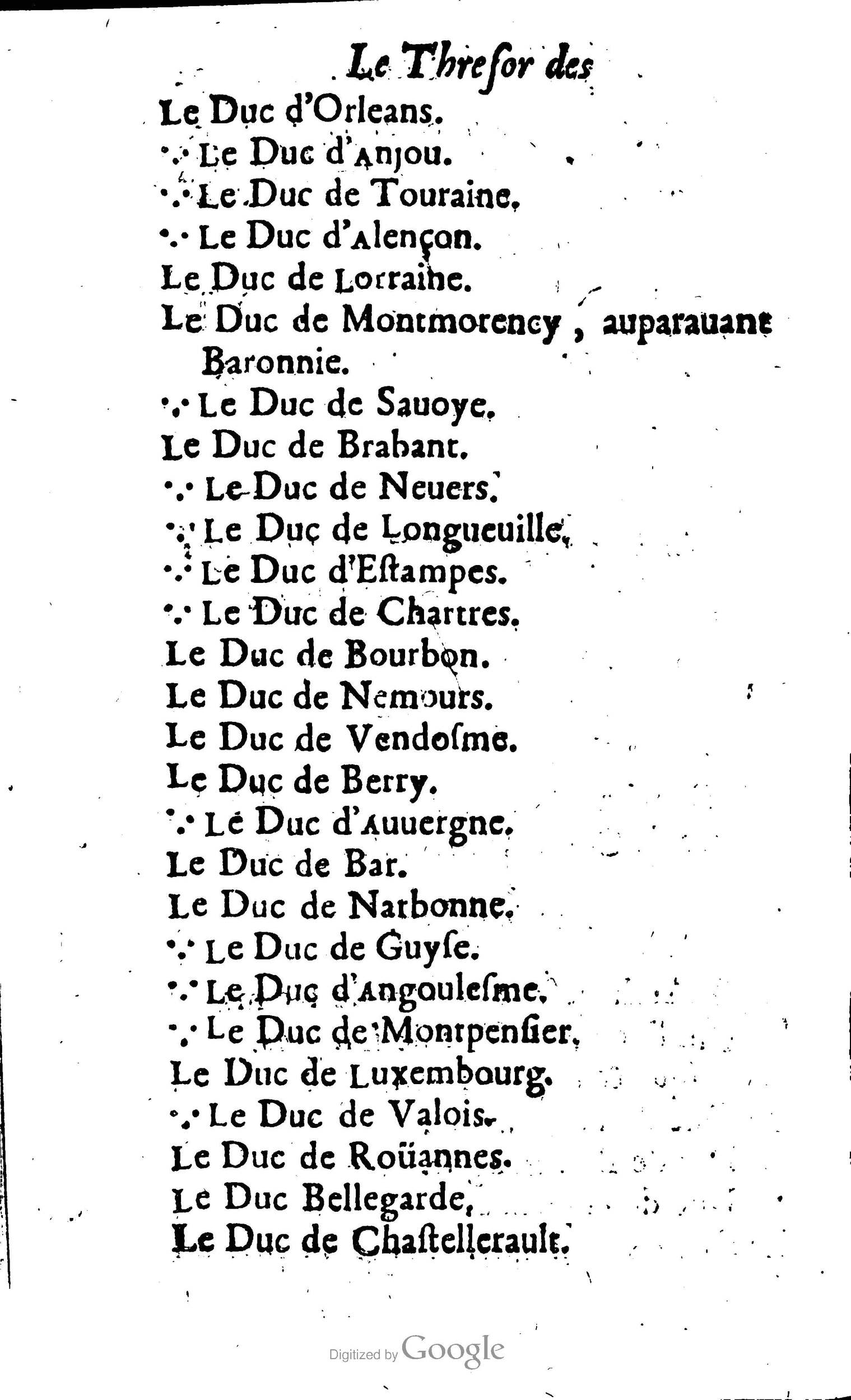 1638 - Jean Corrozet - Trésor des histoires de France - BM Lyon