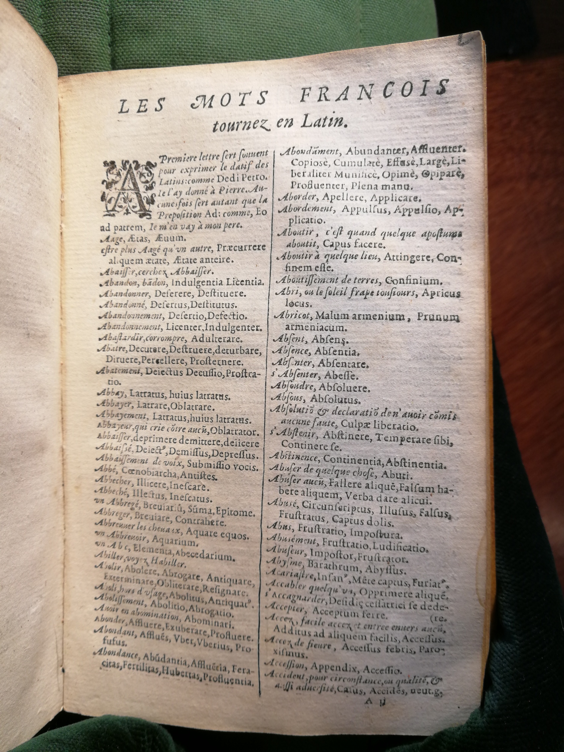 1597 - Martin le Mégissier - Trésor des mots et traits français - BnF