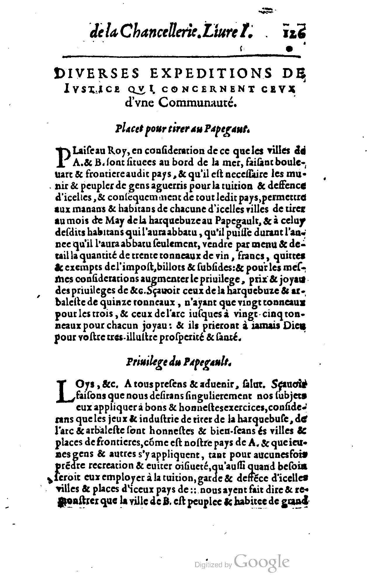 1614 - Jean Richer - Trésor du nouveau style et protocole de la chancellerie de France - BSB Munich