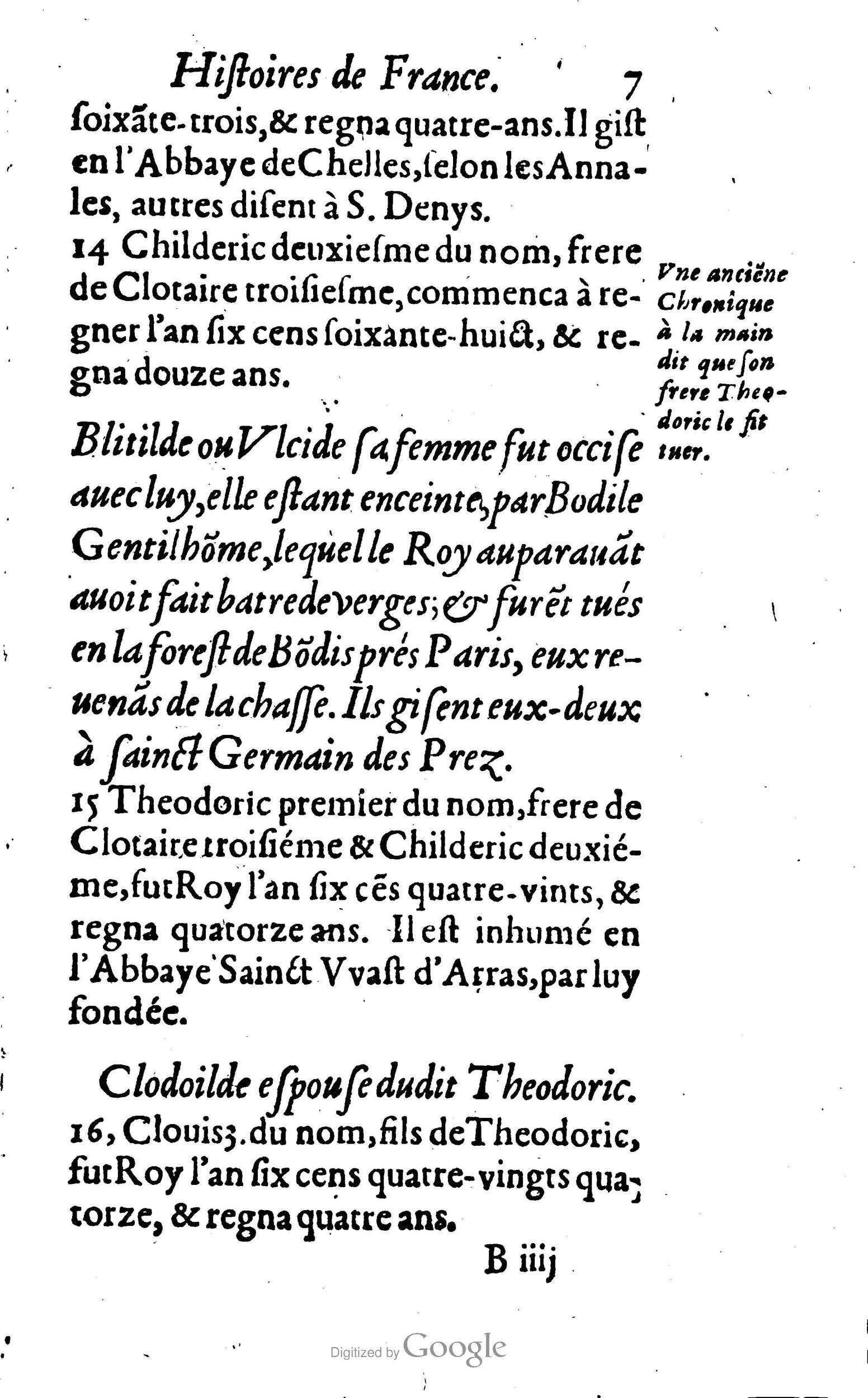 1638 - Jean Corrozet - Trésor des histoires de France - BM Lyon