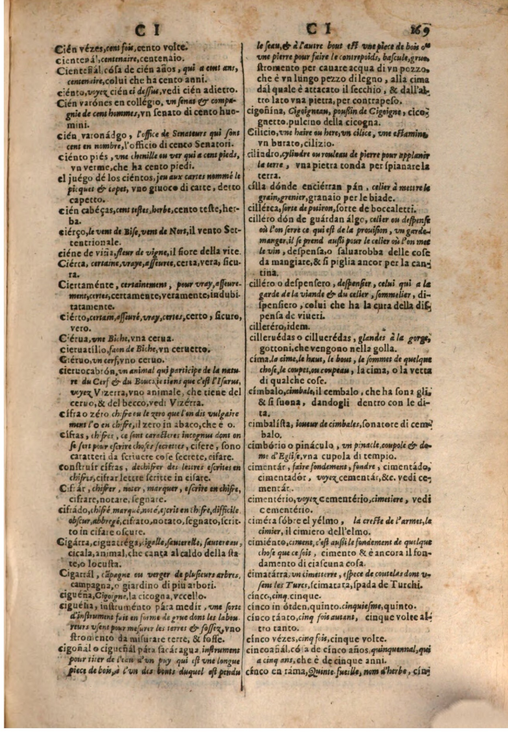 1637 - Jacques Crespin - Trésor des trois langues (Trois parties) - BSB Munich