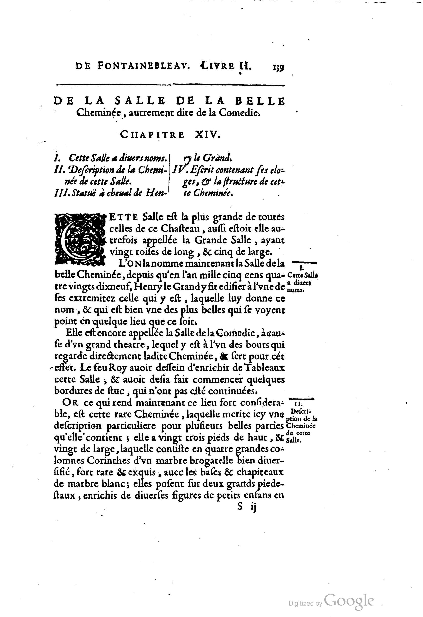 1642 - Sébastien Cramoisy - Trésor des merveilles de la maison royale de Fontainebleau - BM Lyon