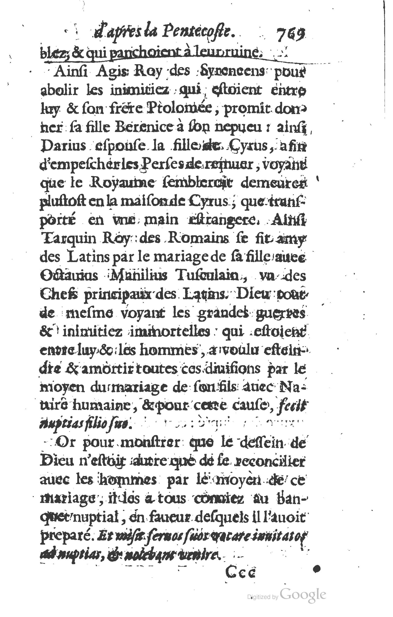 1629 - Manassés de Préaulx - Sermons ou Trésors de la piété chrétienne - BM Lyon