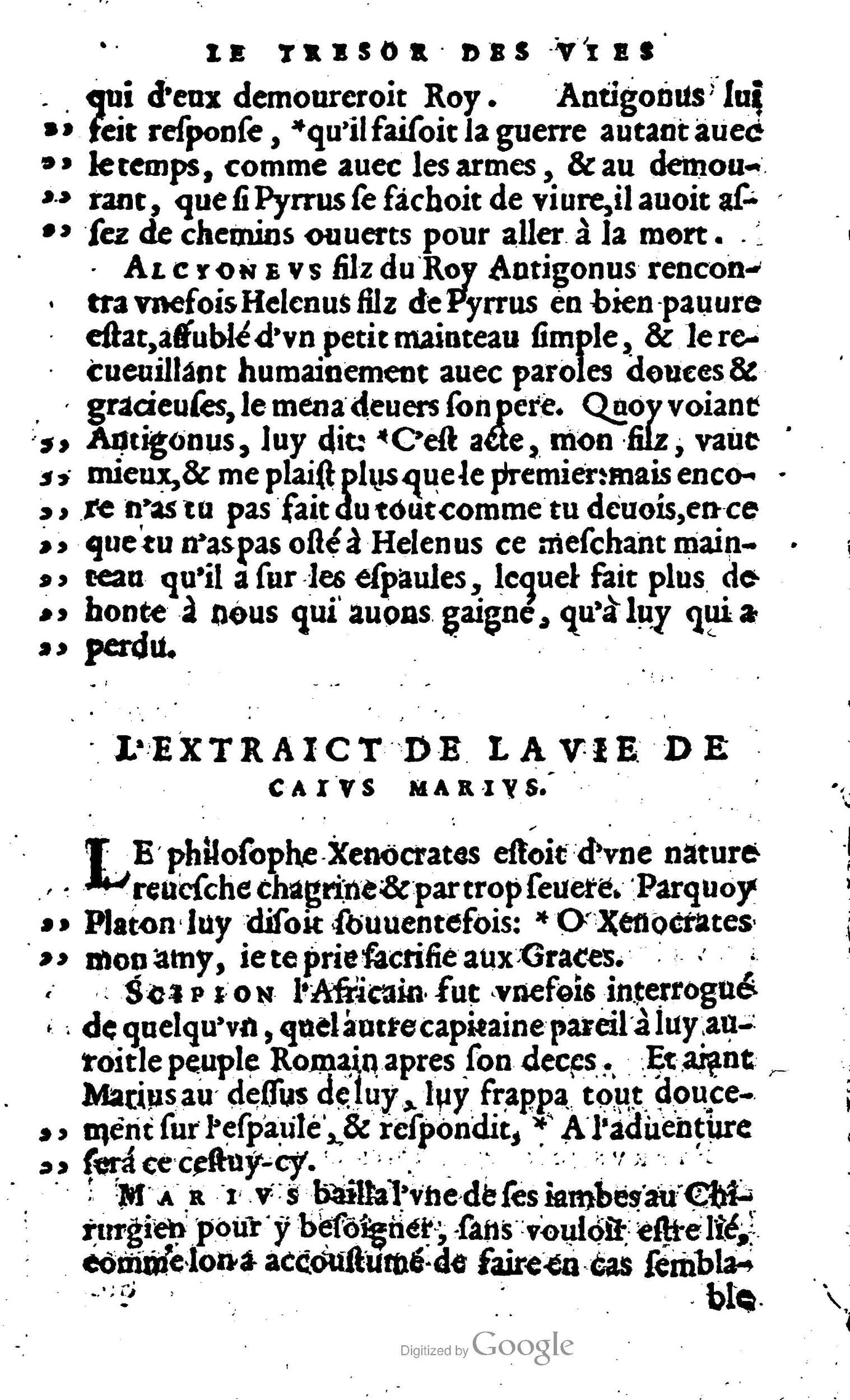 1568 - Willem Silvius - Trésor des vies de Plutarque - Anvers Plantin-Moretus