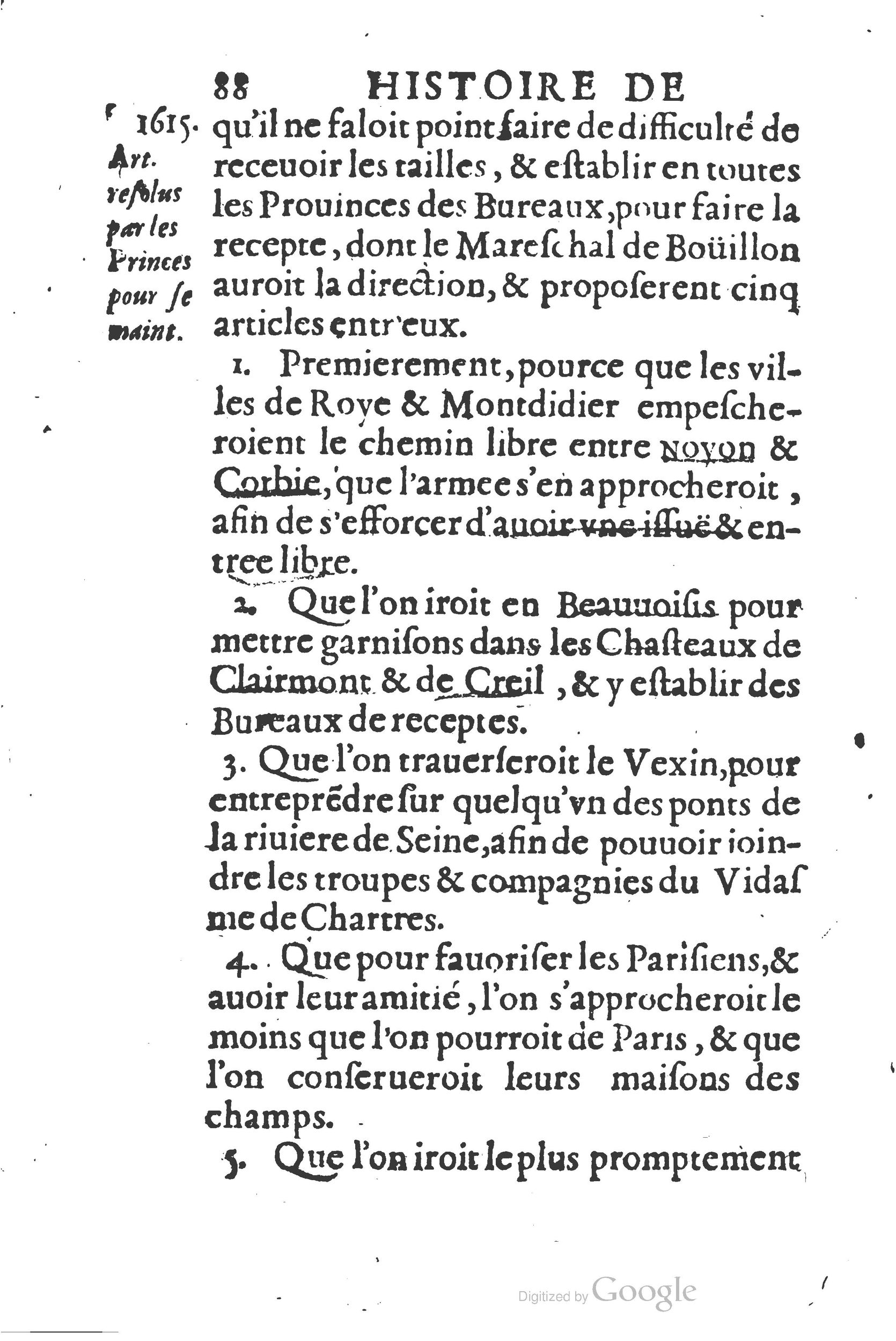 1626 - Joseph Bouillerot - Trésor de l’histoire générale de notre temps - BSB Munich