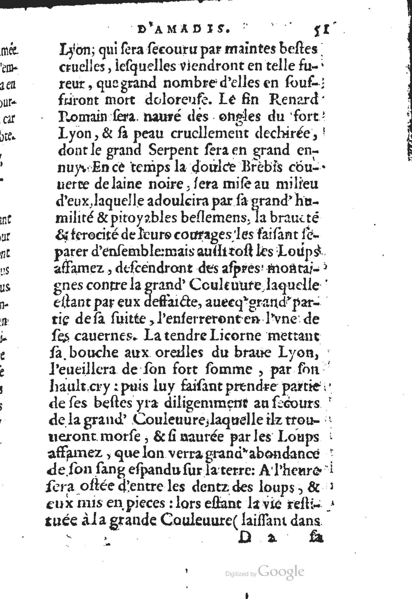 1560 - Jean d’Ogerolles et Gabriel Cotier Lyon - Trésor des Amadis - BSB Munich
