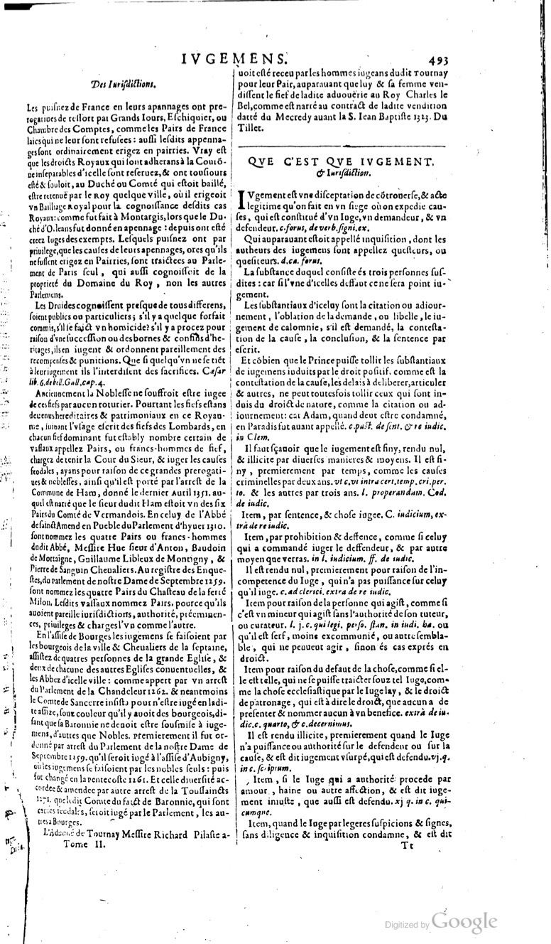 1629 - Veuve Nicolas Buon - Trésor du droit français (29620 T. 2) - BM Lyon