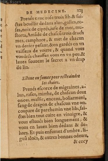 1586 - Benoît Rigaud - Trésor des fleurs et secrets de médecine - Université Paris Cité