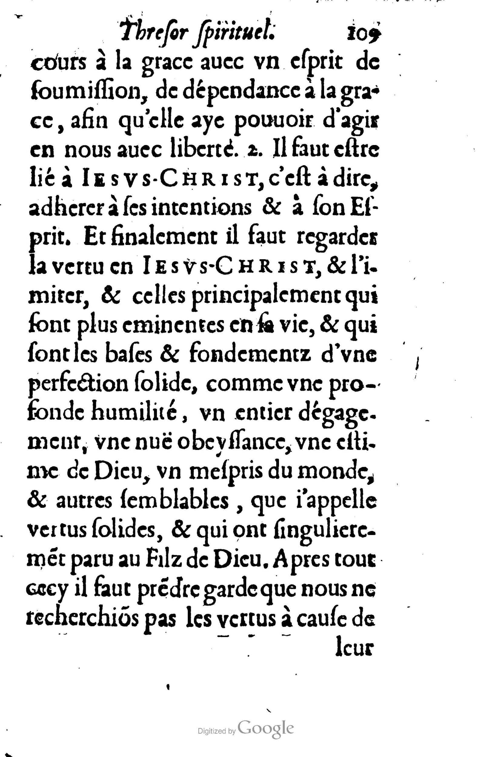 1633 - François Waudré - Trésor spirituel contenant les excellences du christianisme - BM Lyon