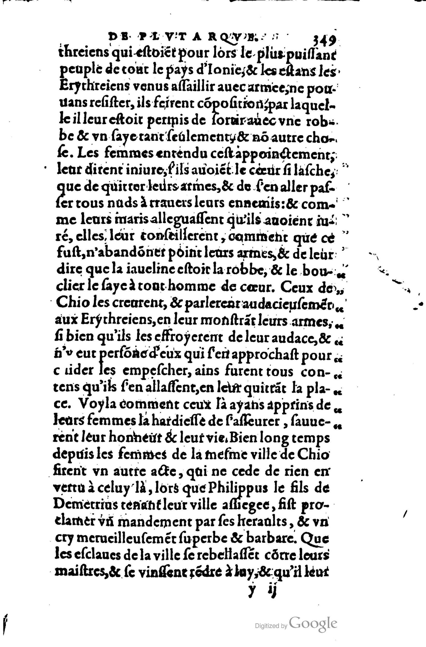 1578 - Jean Poupy - Trésor des morales de Plutarque - BSB Munich