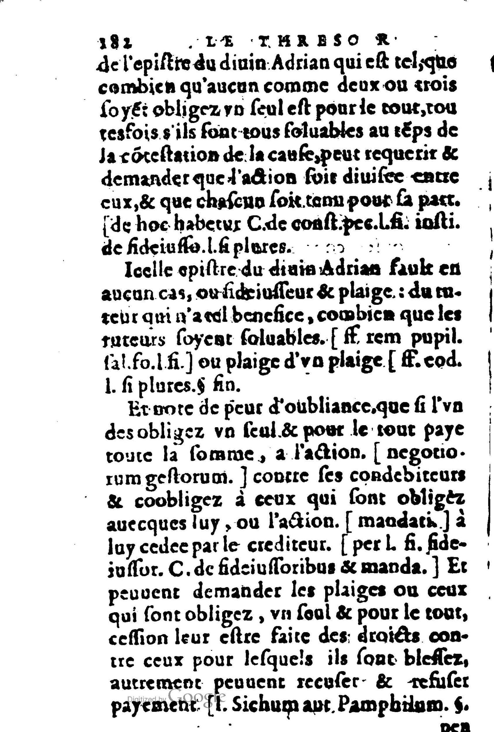 1605 - Pierre Rigaud - Trésor de pratique pour les juges - BM Lyon 1605 - Pierre Rigaud - Trésor de pratique pour les juges - BM Lyon