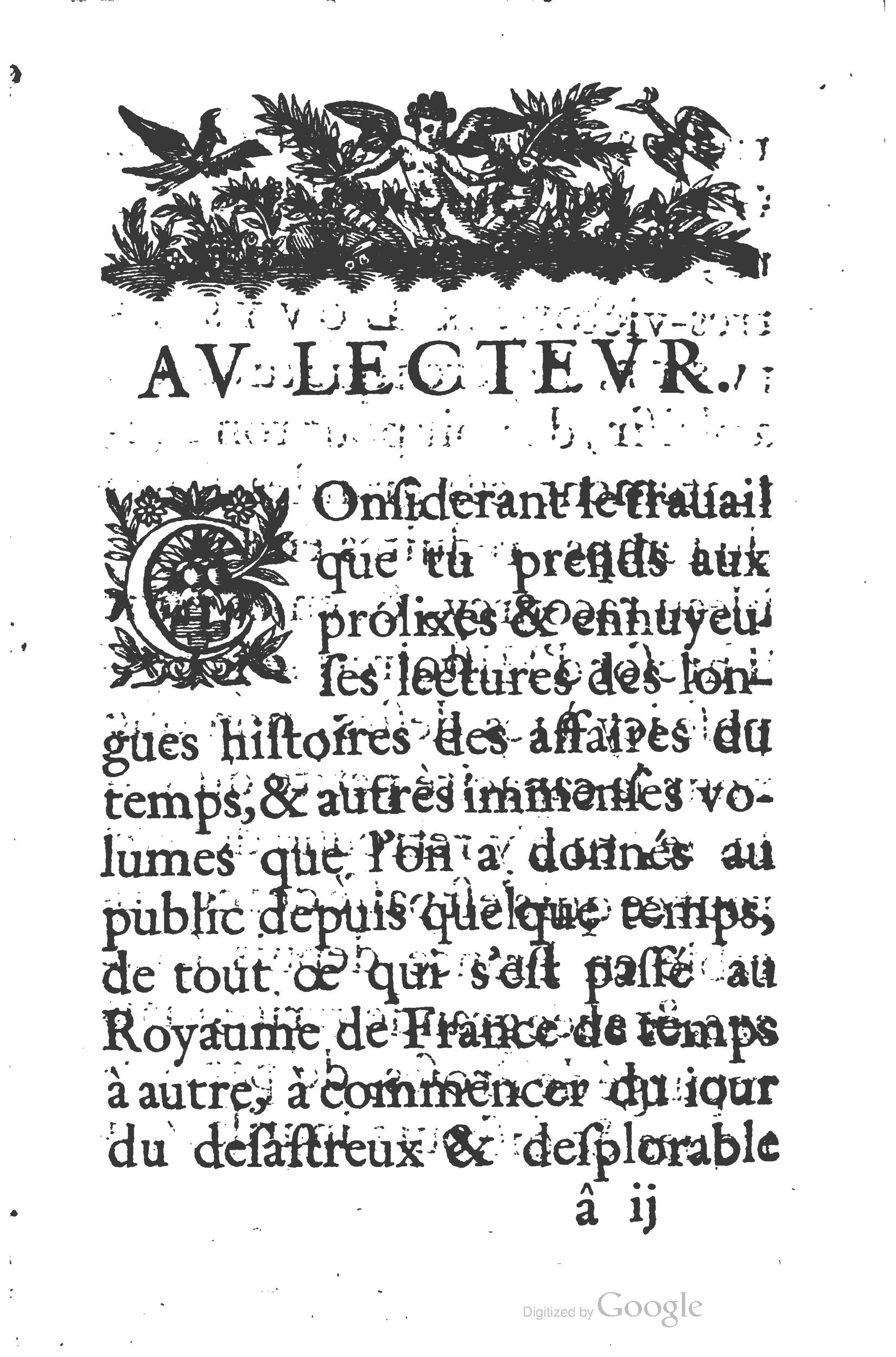 1626 - Joseph Bouillerot - Trésor de l’histoire générale de notre temps - BSB Munich