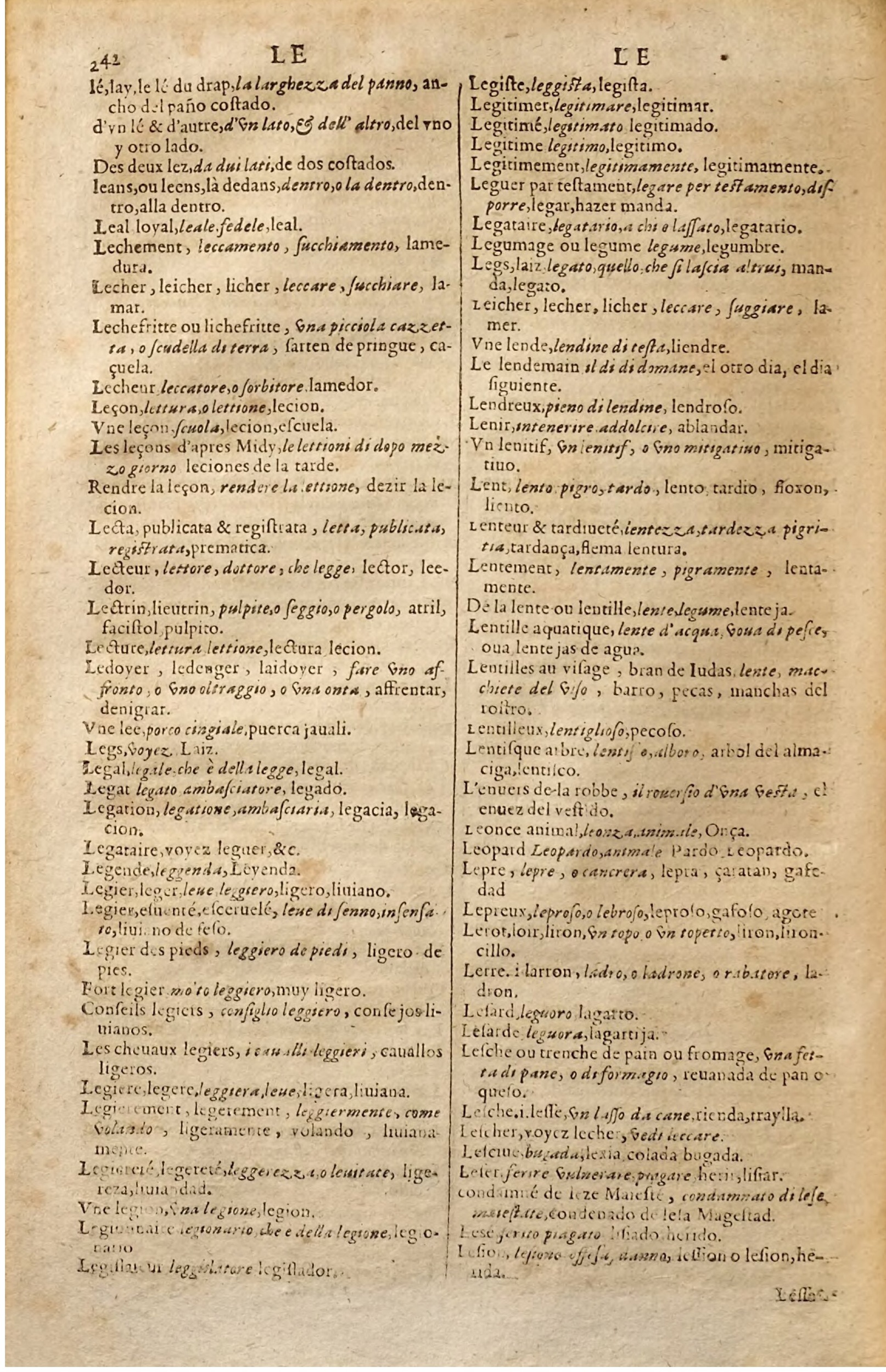 1627 - Jacques Crespin - Trésor des trois langues (Seconde partie) - Regensburg