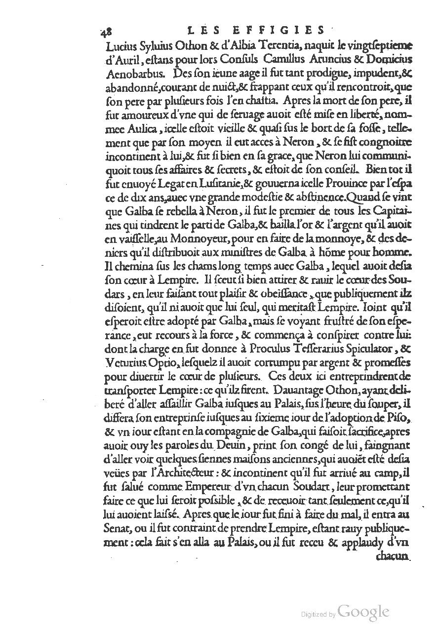 1553 - Jacopo Strada et Thomas Guérin - Épitome du Trésor des antiquités - UGent