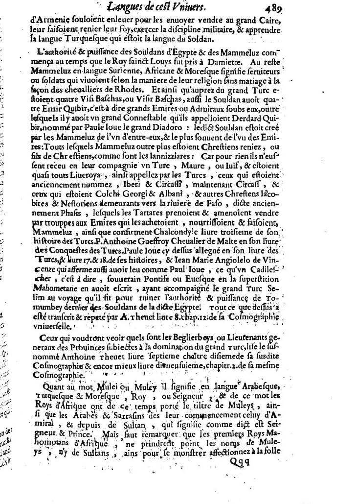 1613 - Matthieu Berjon - Trésor de l’histoire des langues de cet univers - BM Lyon