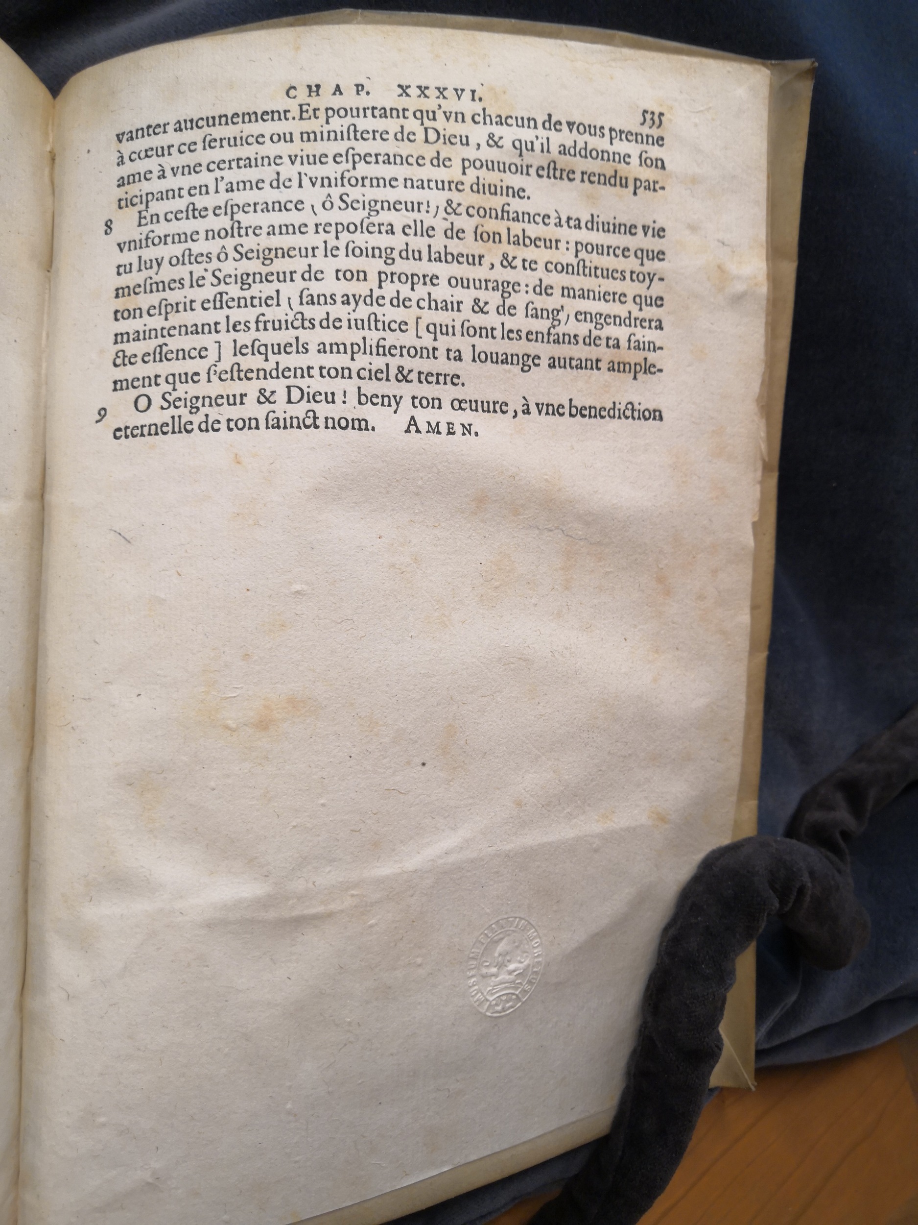 1581c. - Christophe Plantin - Le Livre des témoignages du Trésor caché au champ (Livres 2, 4, 6 et 7) - Anvers Musée Plantin Moretus