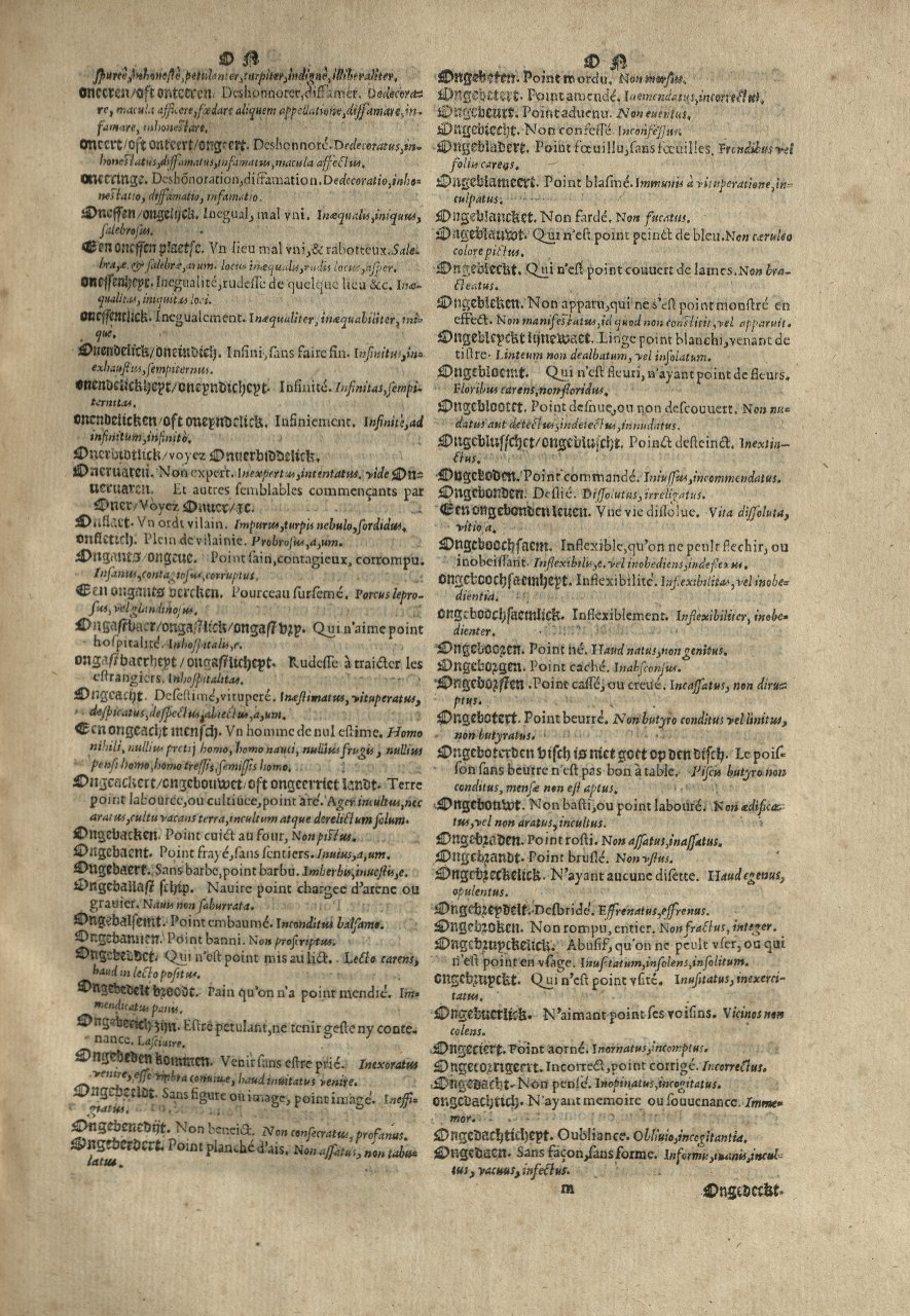1573 - Christophe Plantin - Trésor du langage bas-allemand - Greifswald