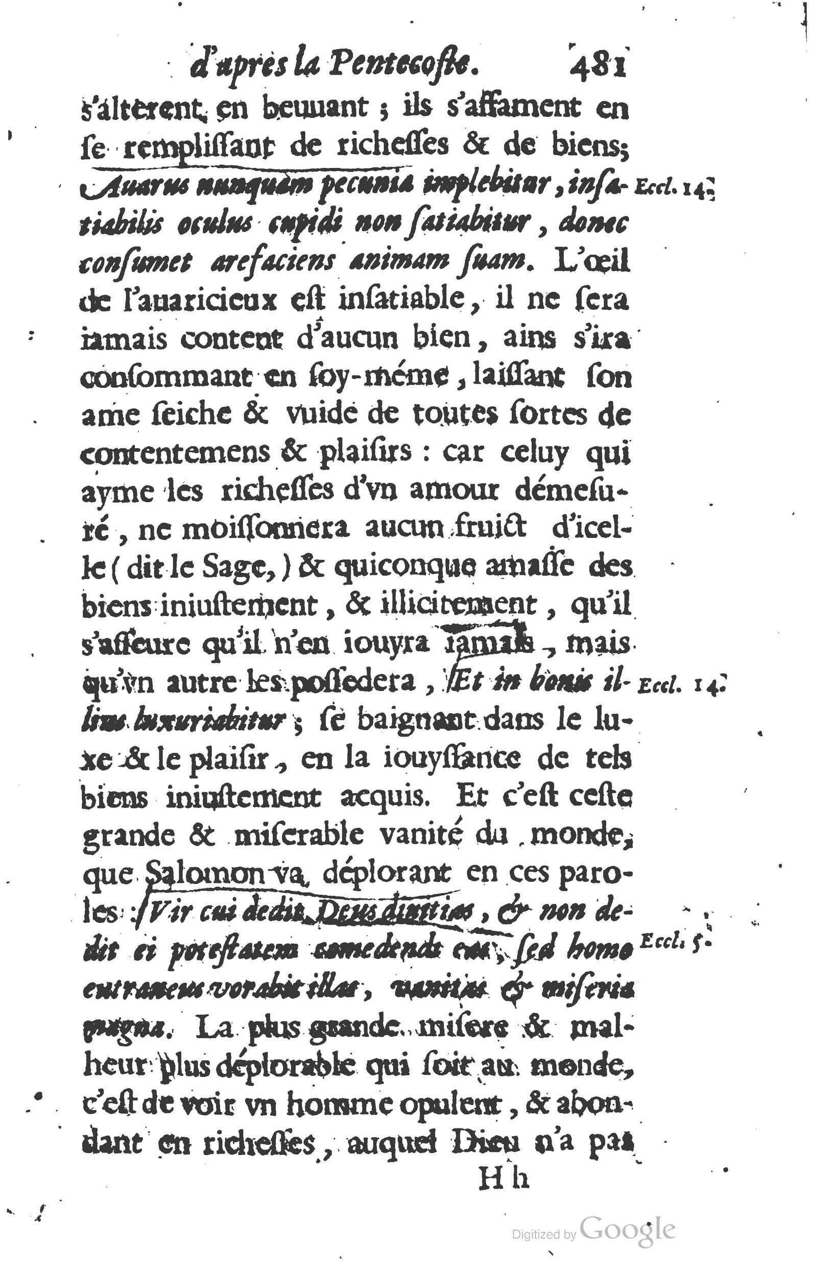 1629 - Manassés de Préaulx - Sermons ou Trésors de la piété chrétienne - BM Lyon