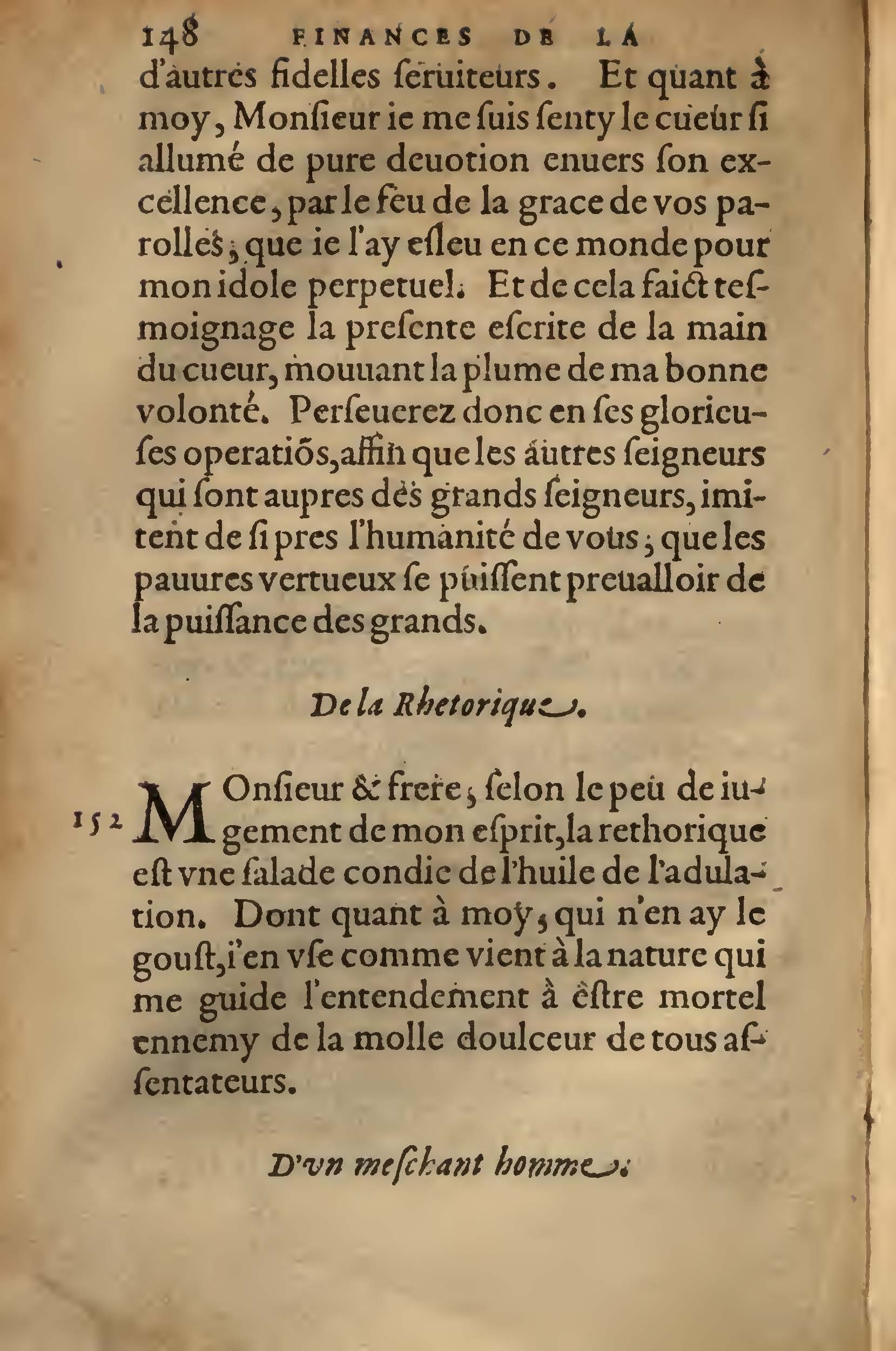 1572 - Lucas Breyer - Finances et Trésor de la plume française - BNC Rome