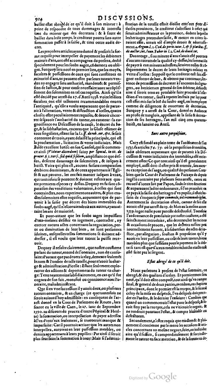 1629 - Veuve Nicolas Buon - Trésor du droit français (29620 T. 1) - BM Lyon