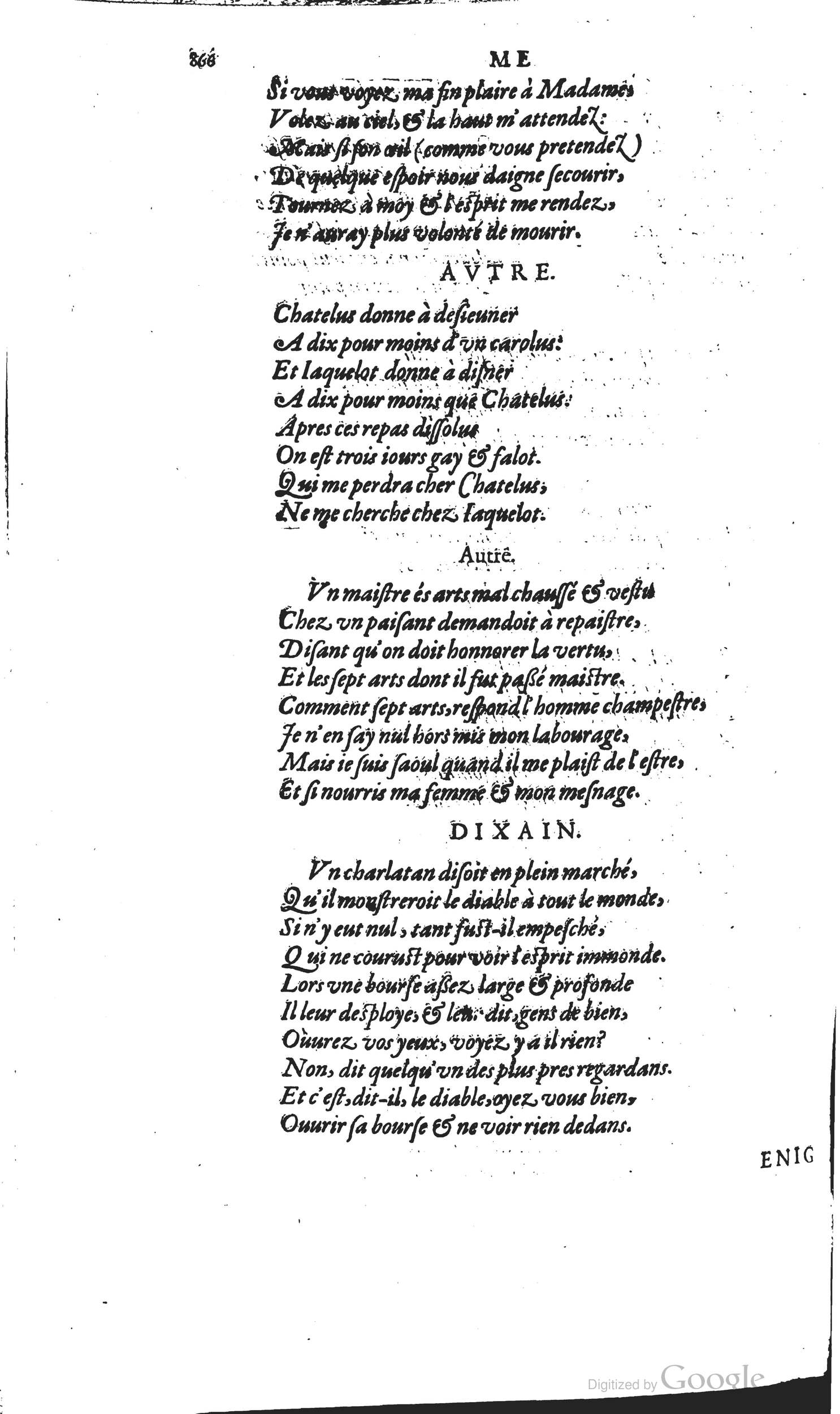 1585 - Barthélemy Honorat - Bibliothèques françaises - BSB Munich