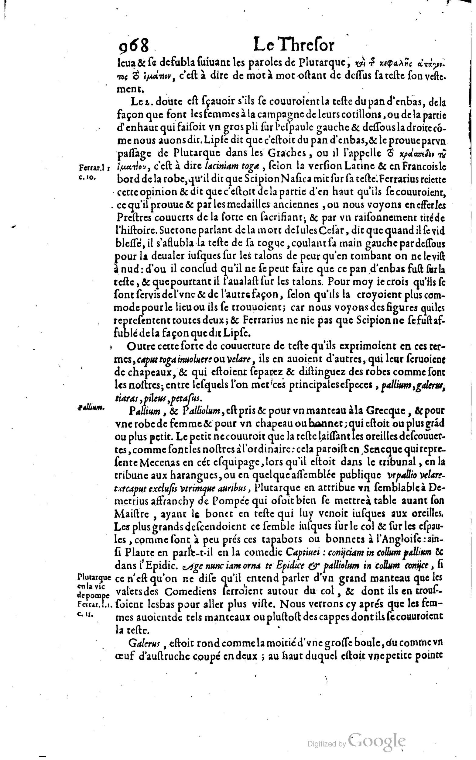 1650 - Denis Thierry - Trésor des antiquités romaines - BM Lyon